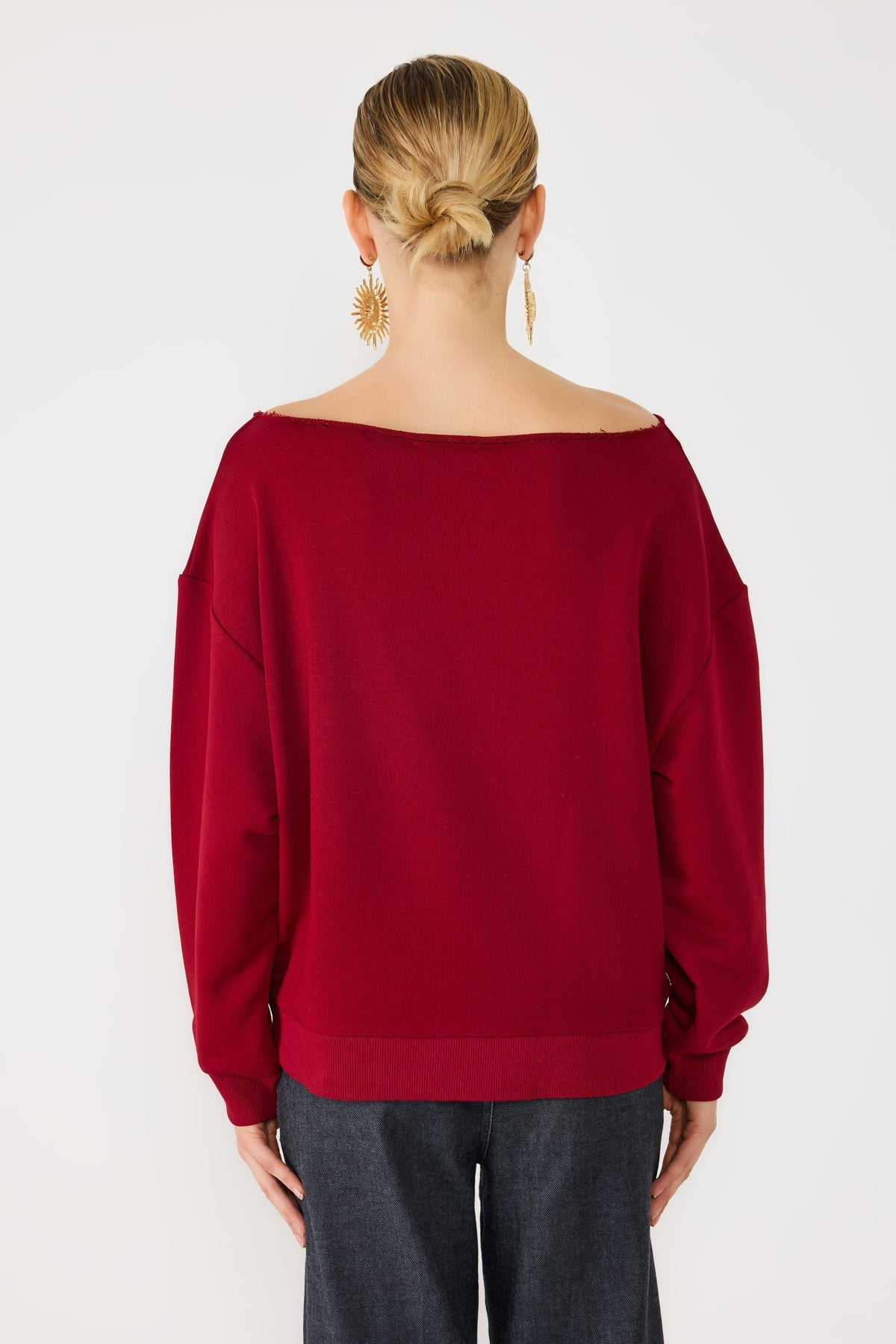 Bedrucktes Basic-Sweatshirt