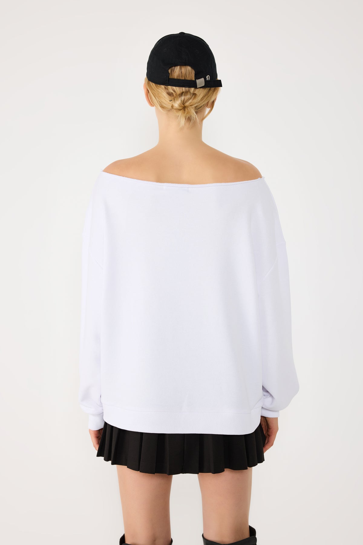 Sweatshirt mit Leopardenmuster und lockerer Passform
