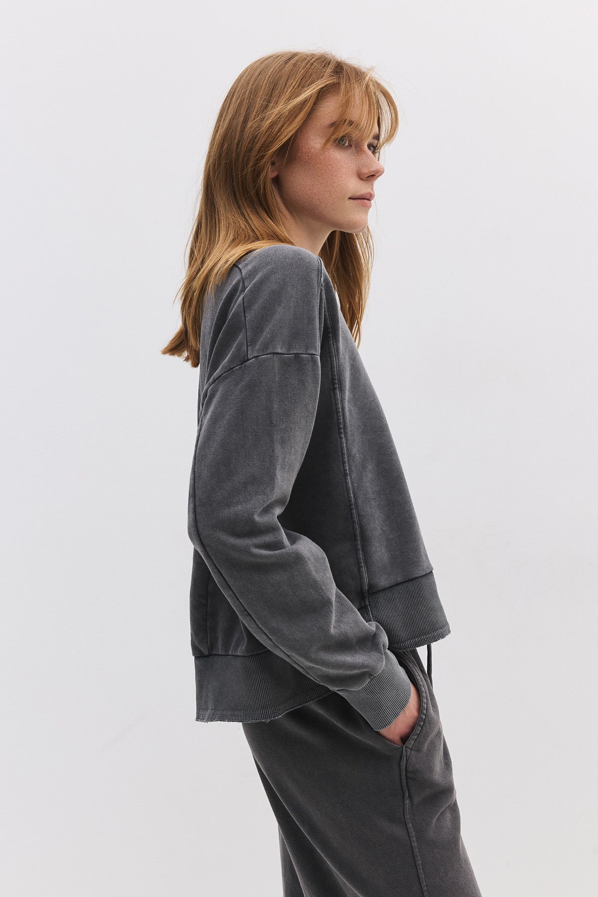 Sweatshirt mit Rundhalsausschnitt