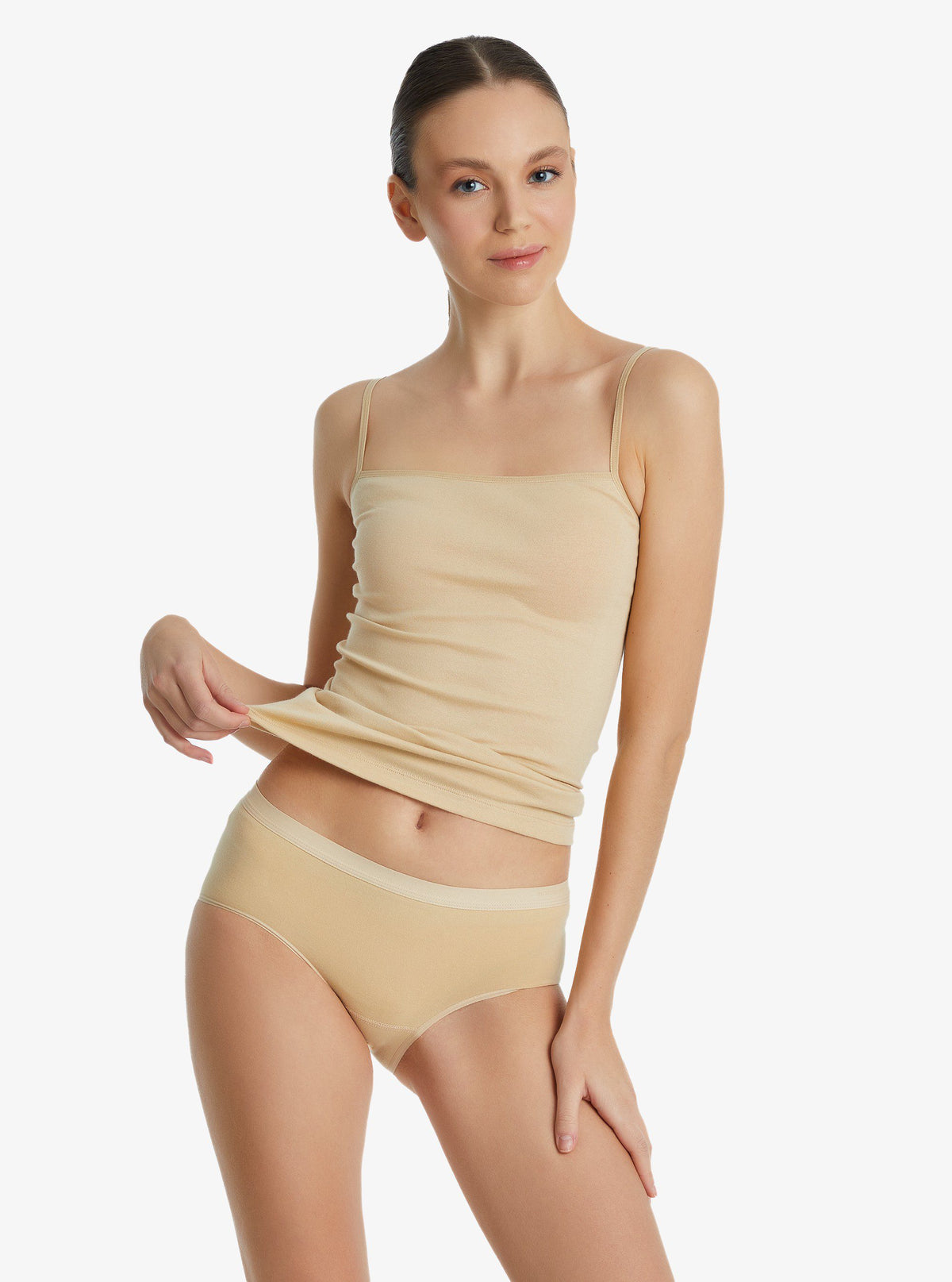 Damen Essentials Slip 1306 - Beige