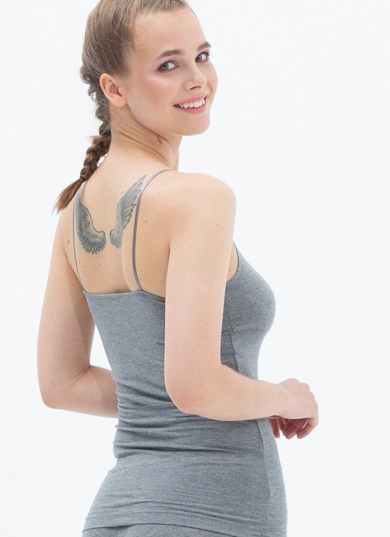 Damen Silber Top 1627 - Graumix