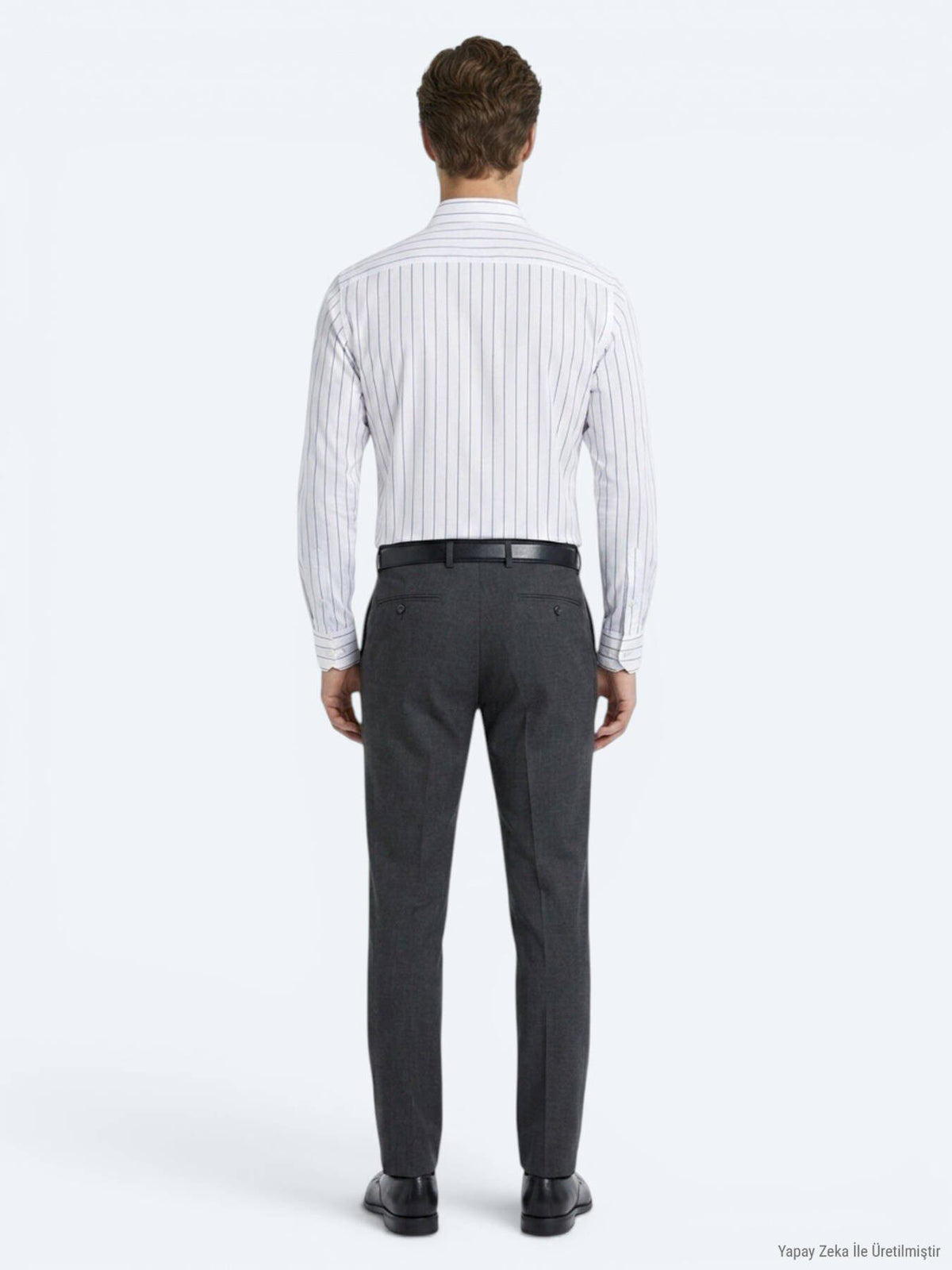 Klassische Wollmischung Velours-Hose