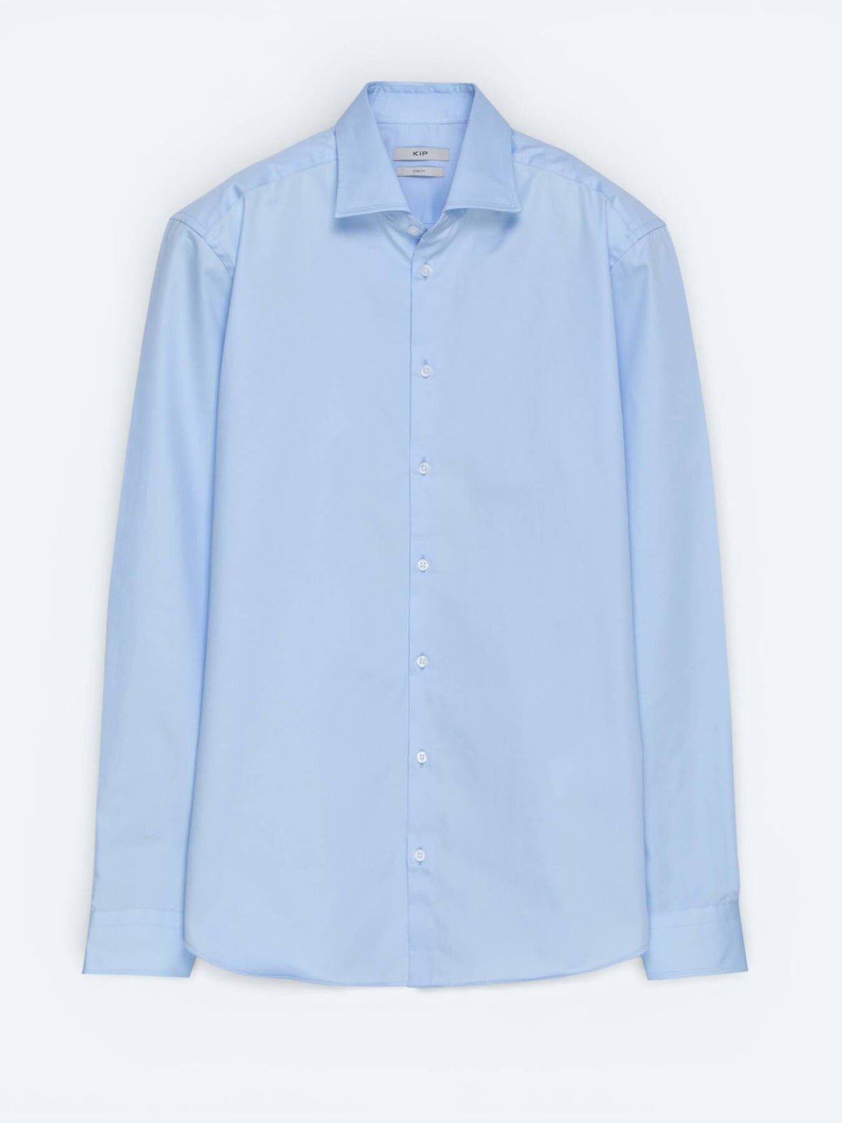 Blaues Klassisches Slim Fit Baumwollhemd