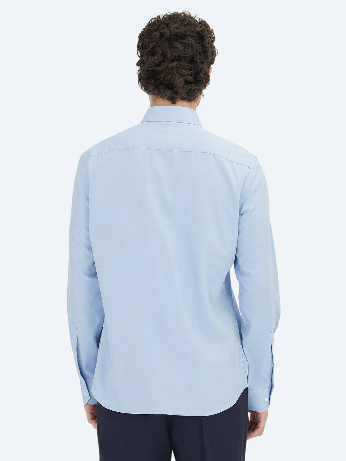 Blaues Klassisches Baumwollhemd Regular Fit