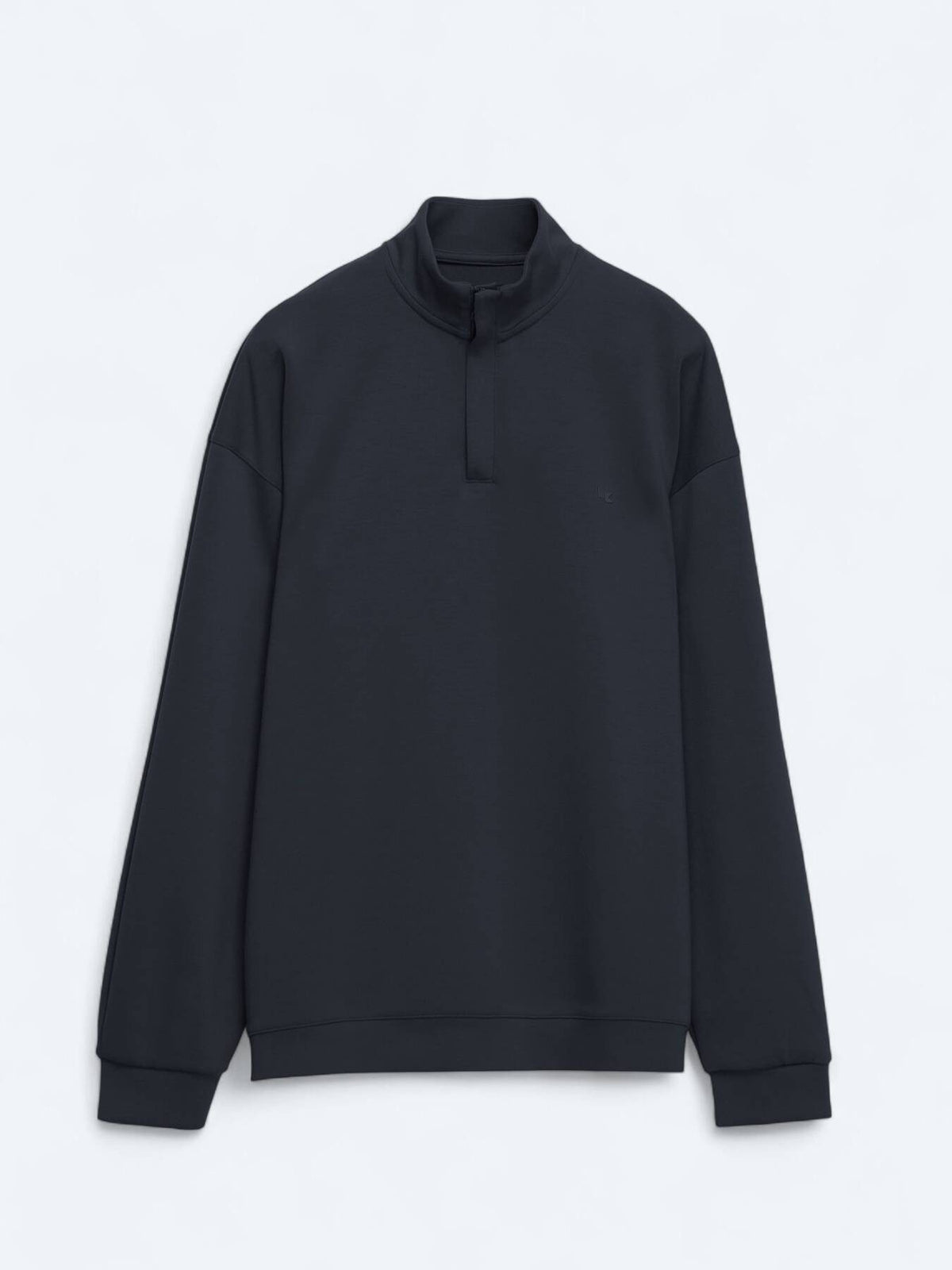 Marineblaues Rollkragen Sweatshirt