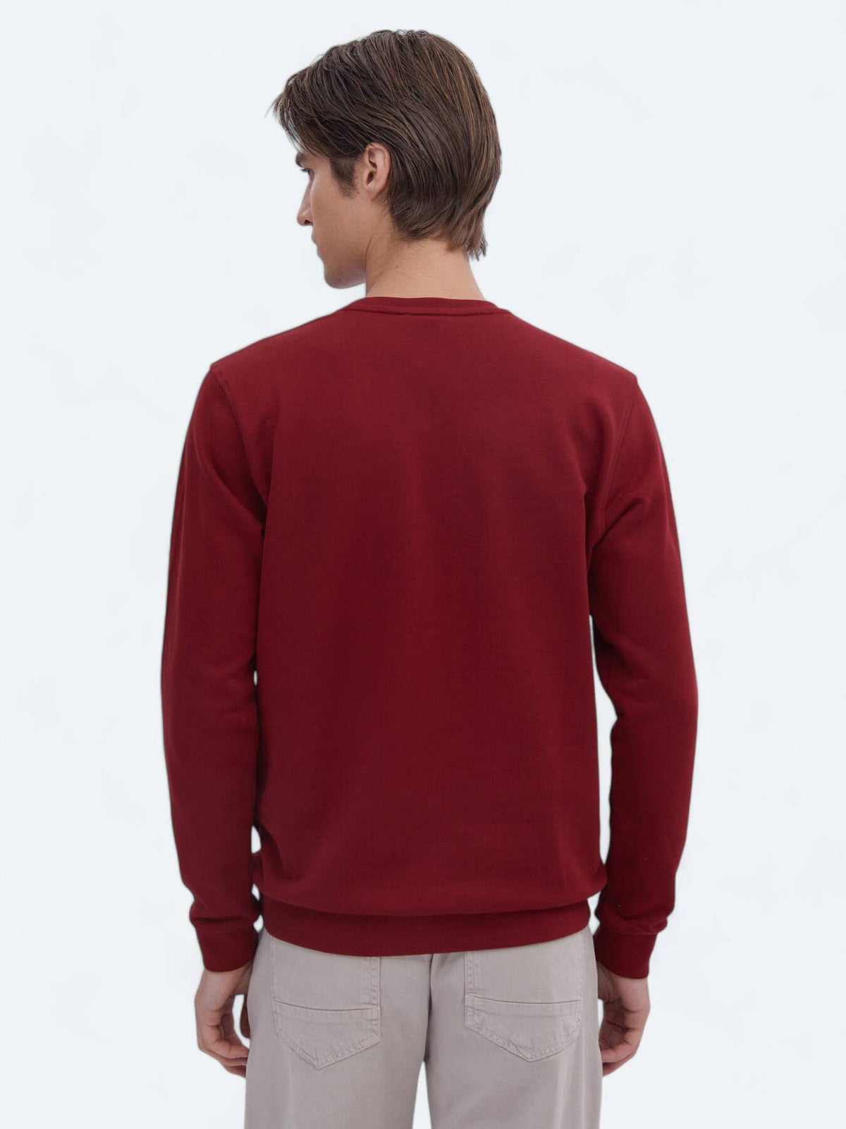 Bedrucktes Sweatshirt mit Rundhalsausschnitt