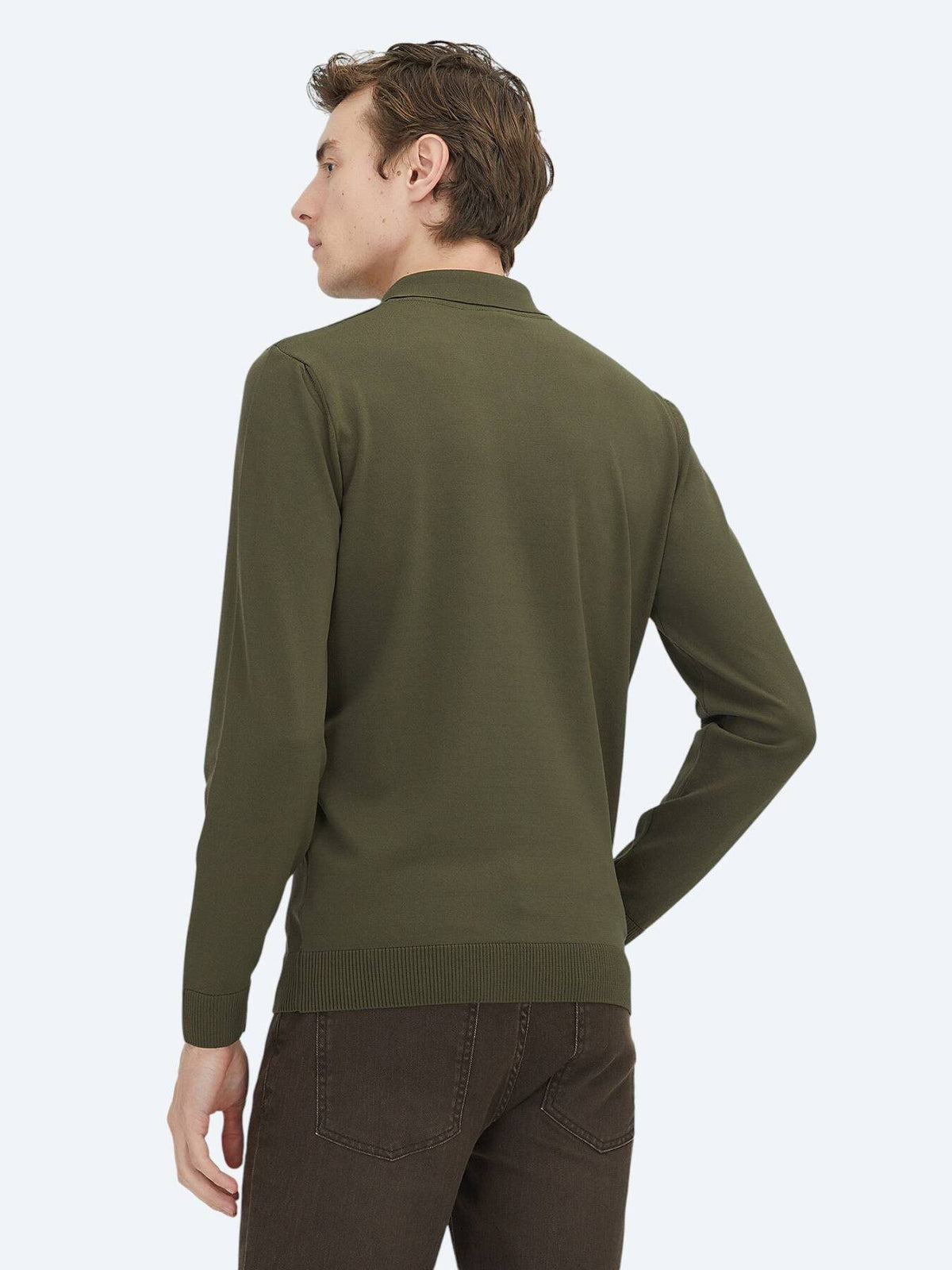 Rollkragenpullover aus schlichtem Strick