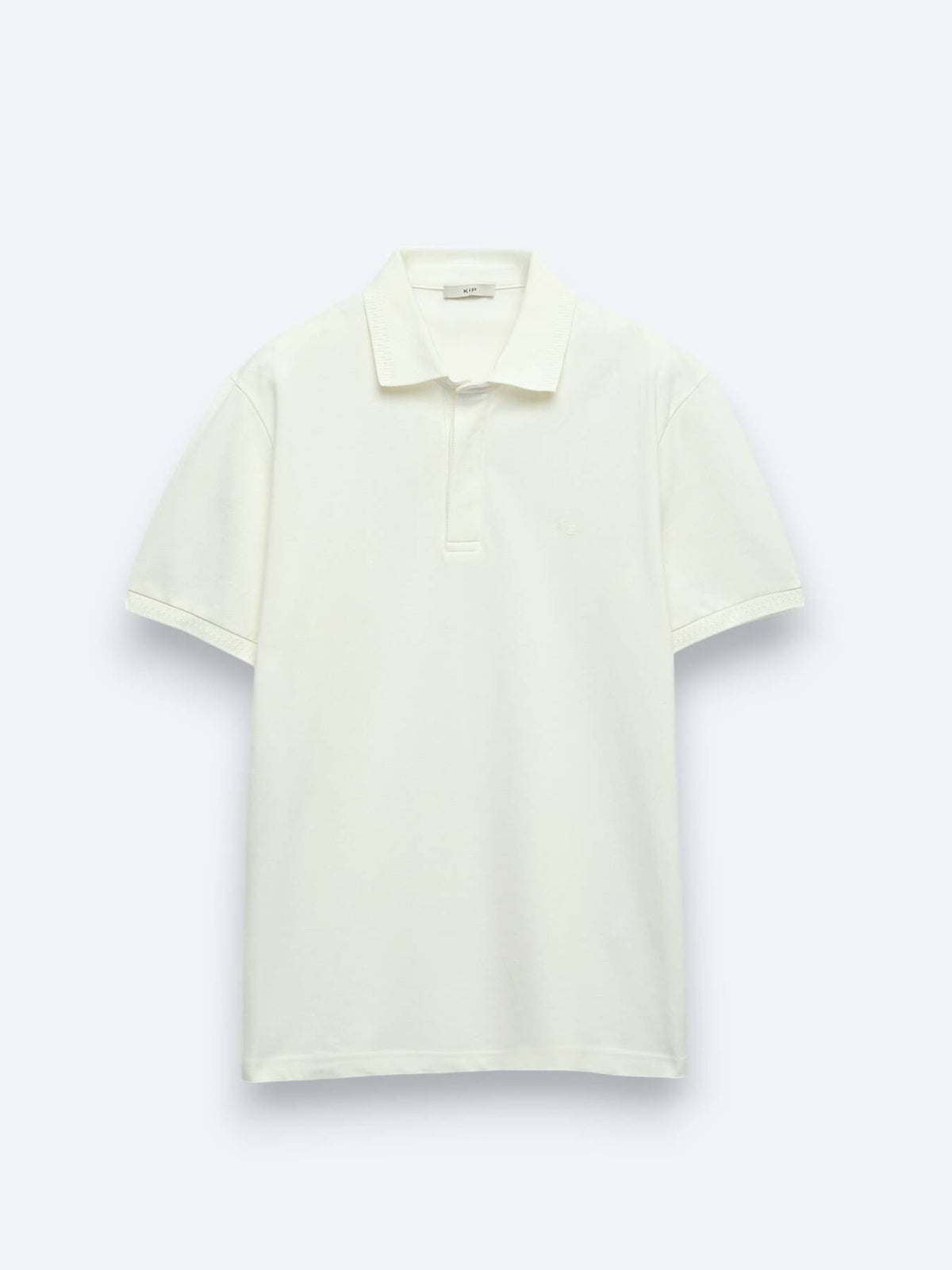 Einfaches Baumwoll-Polo mit Rollkragen