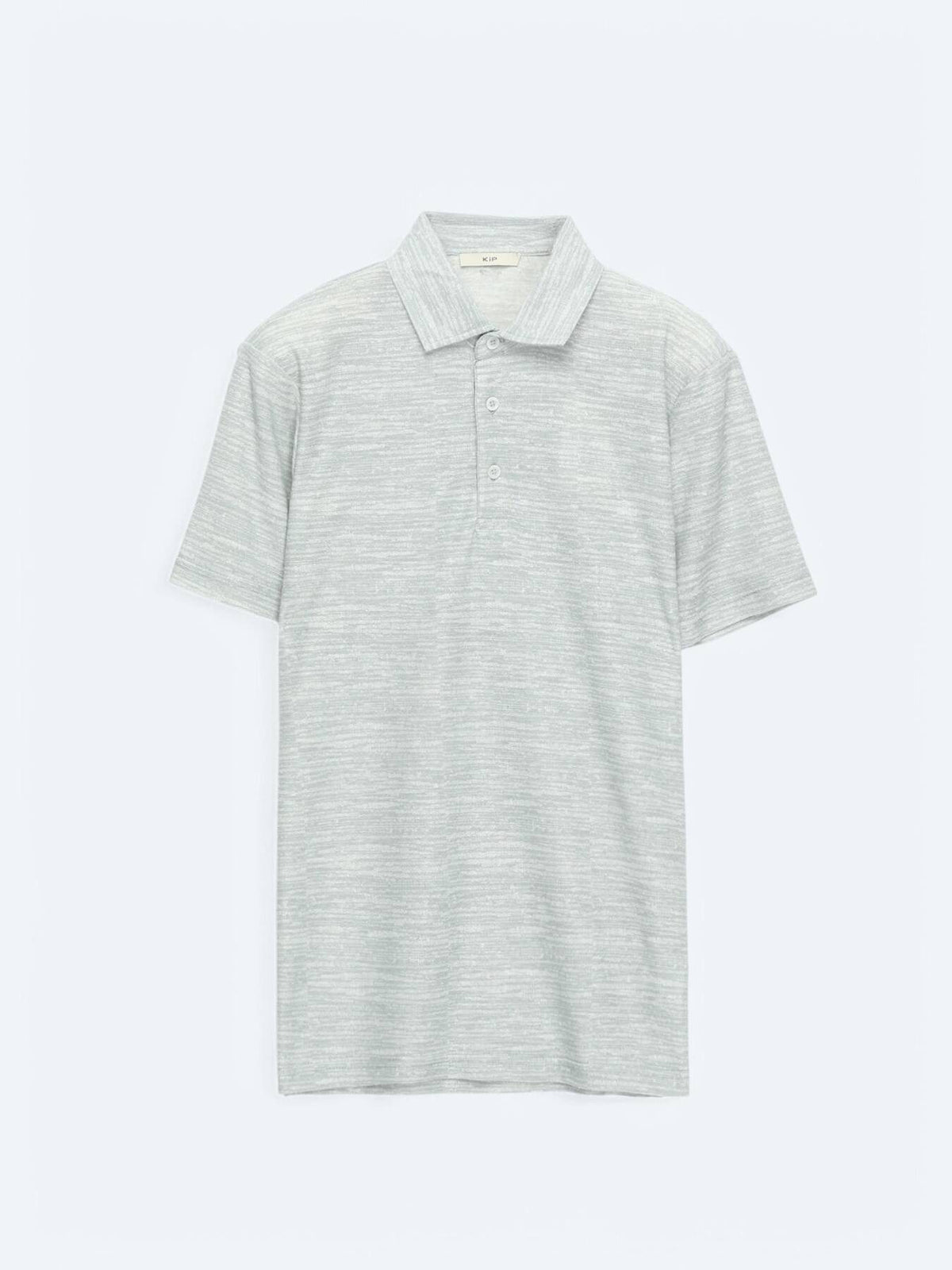 Bedrucktes Baumwollmischung Polo T-Shirt