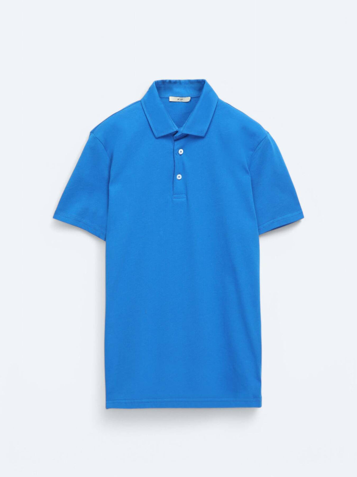 Einfaches Baumwoll-Polo mit Rollkragen