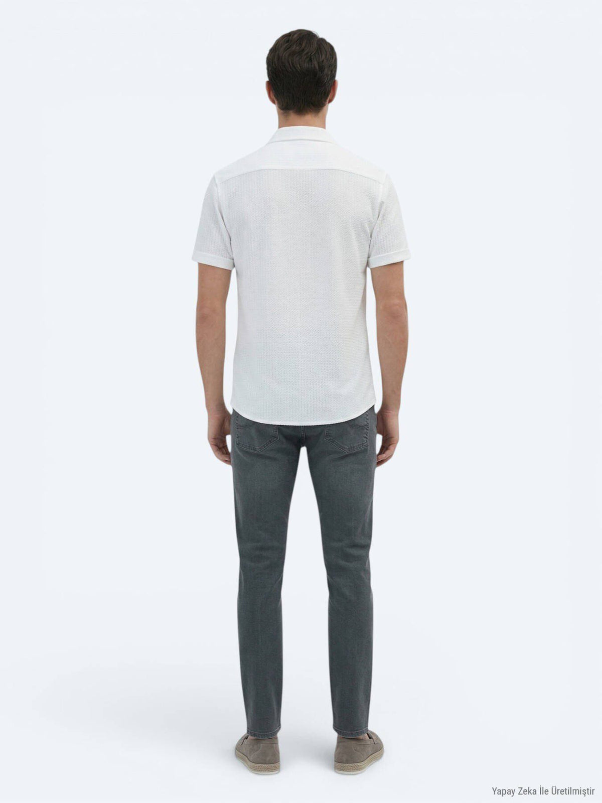 Gemustertes Regular Fit Freizeit 100% Baumwollhemd