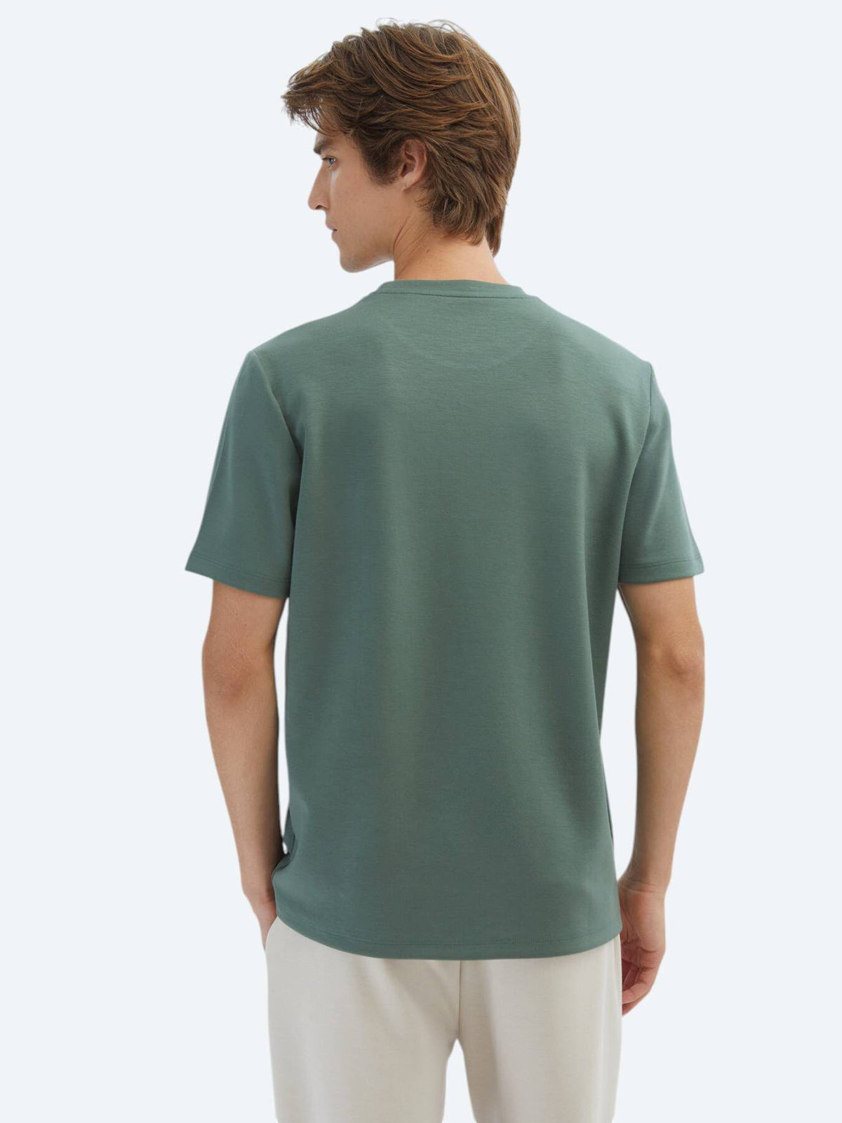 Einfaches Fahrrad Hals T-Shirt