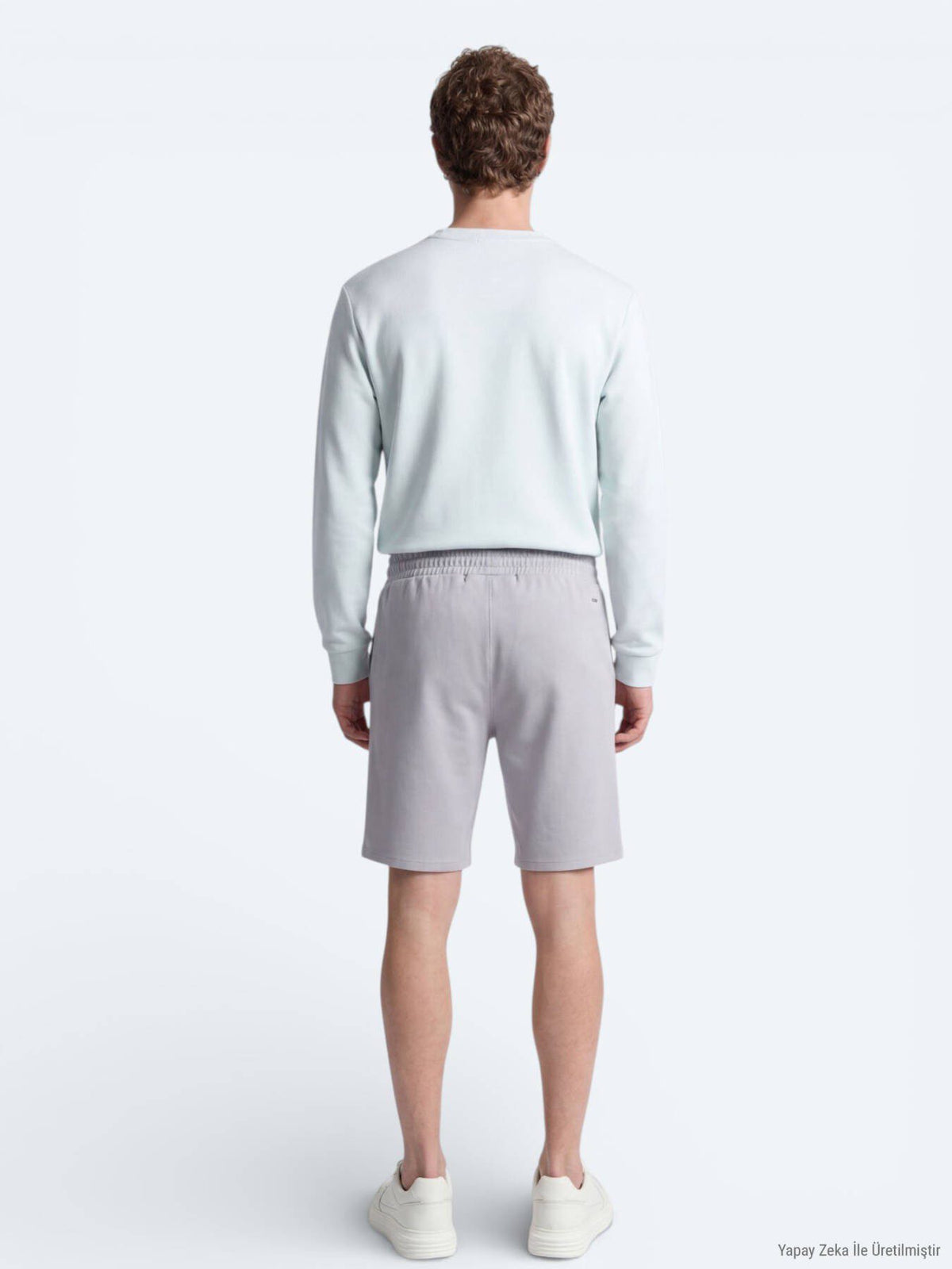 Gestrickte Jogging-Fit Sport-Shorts