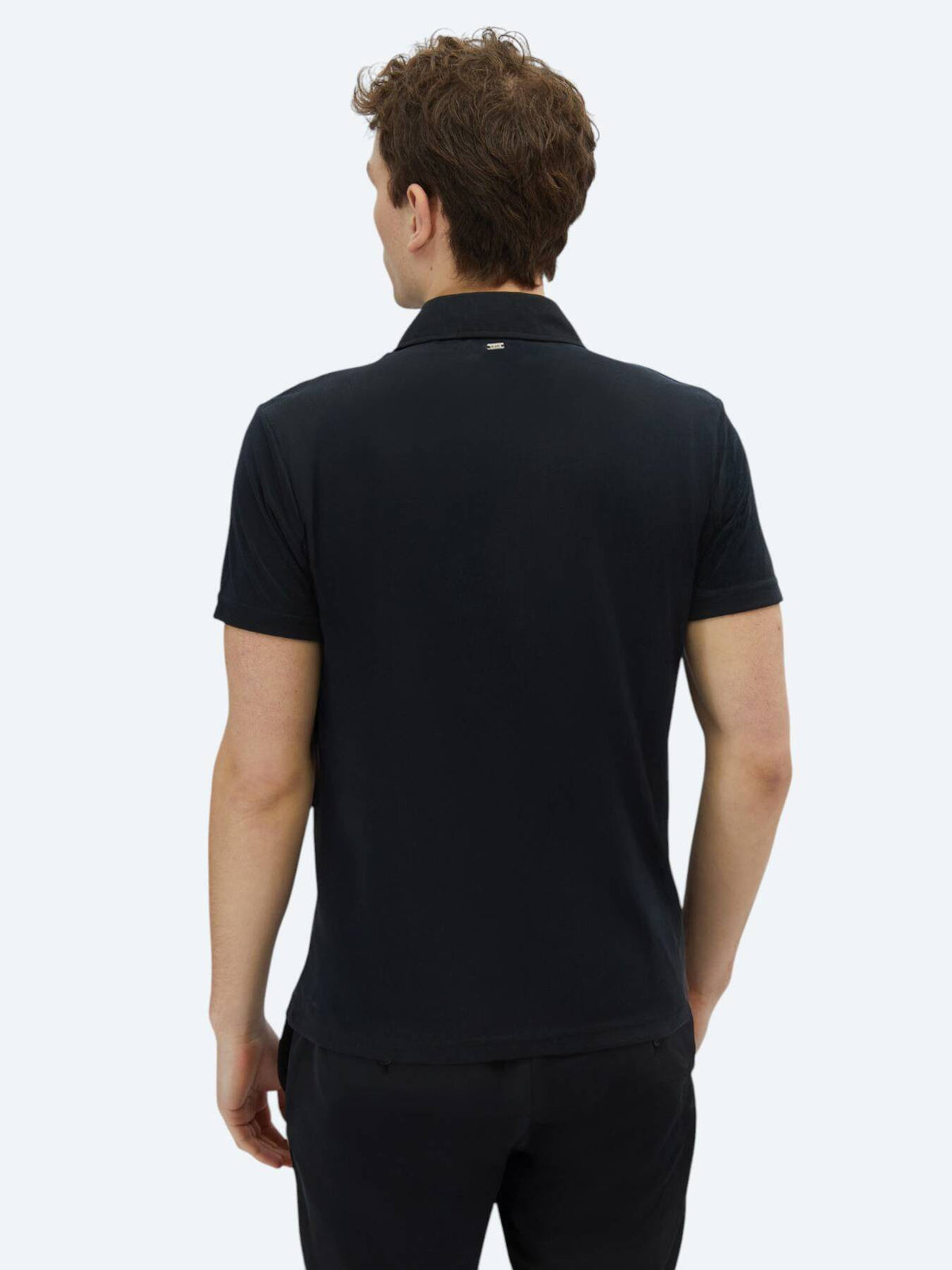 Einfaches Polohals-T-Shirt