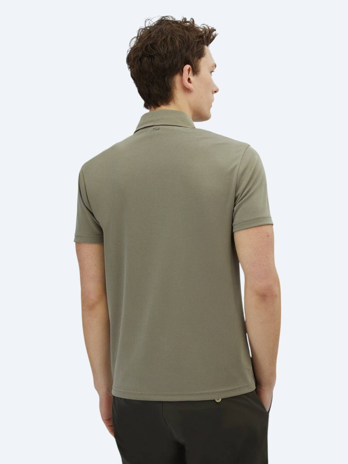 Einfaches Polohals-T-Shirt