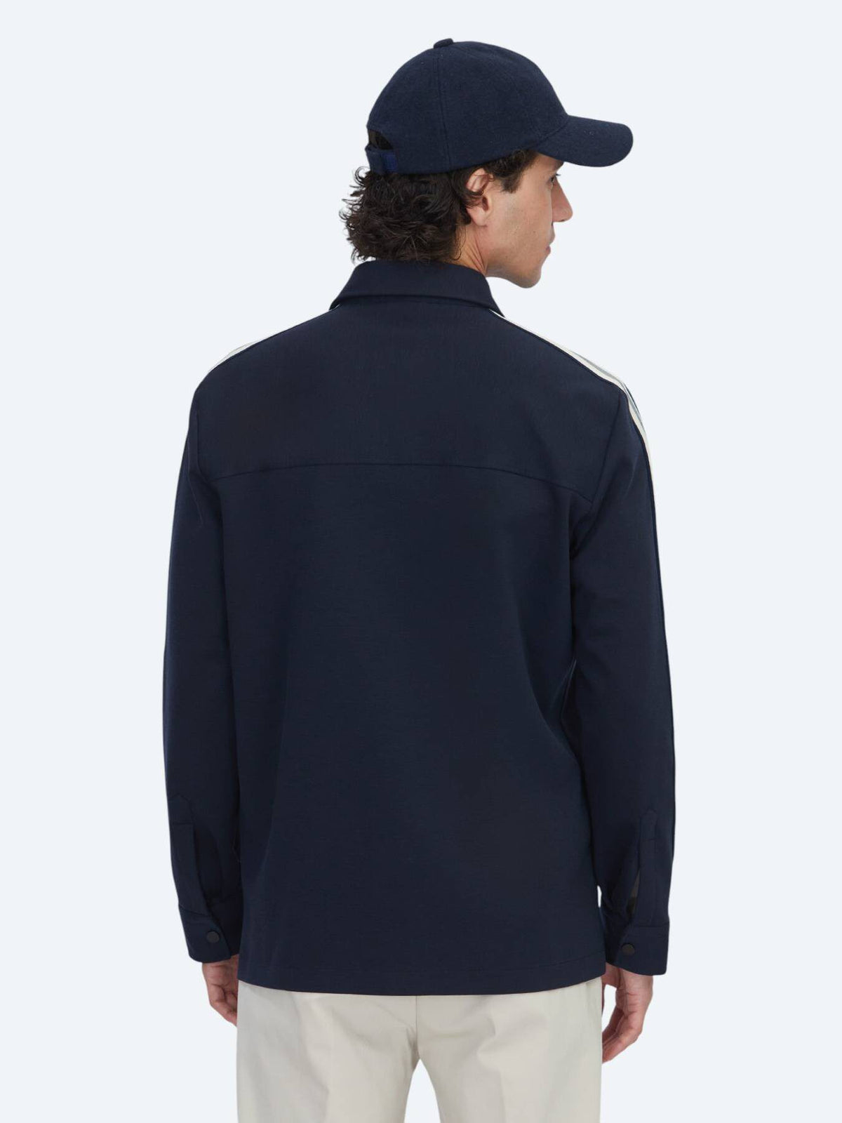Marineblaues Overshirt