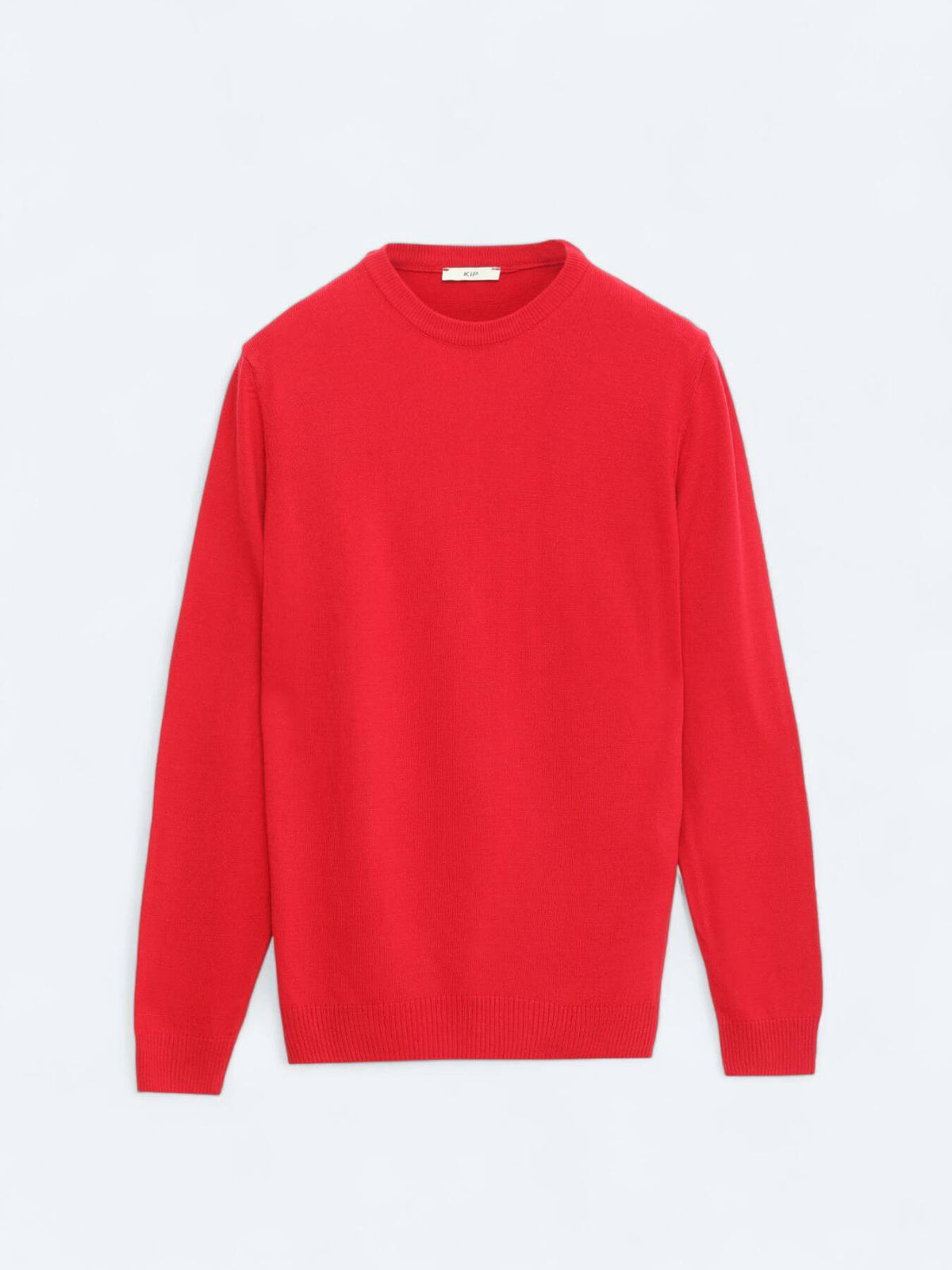 Rotes Strick-Sweatshirt