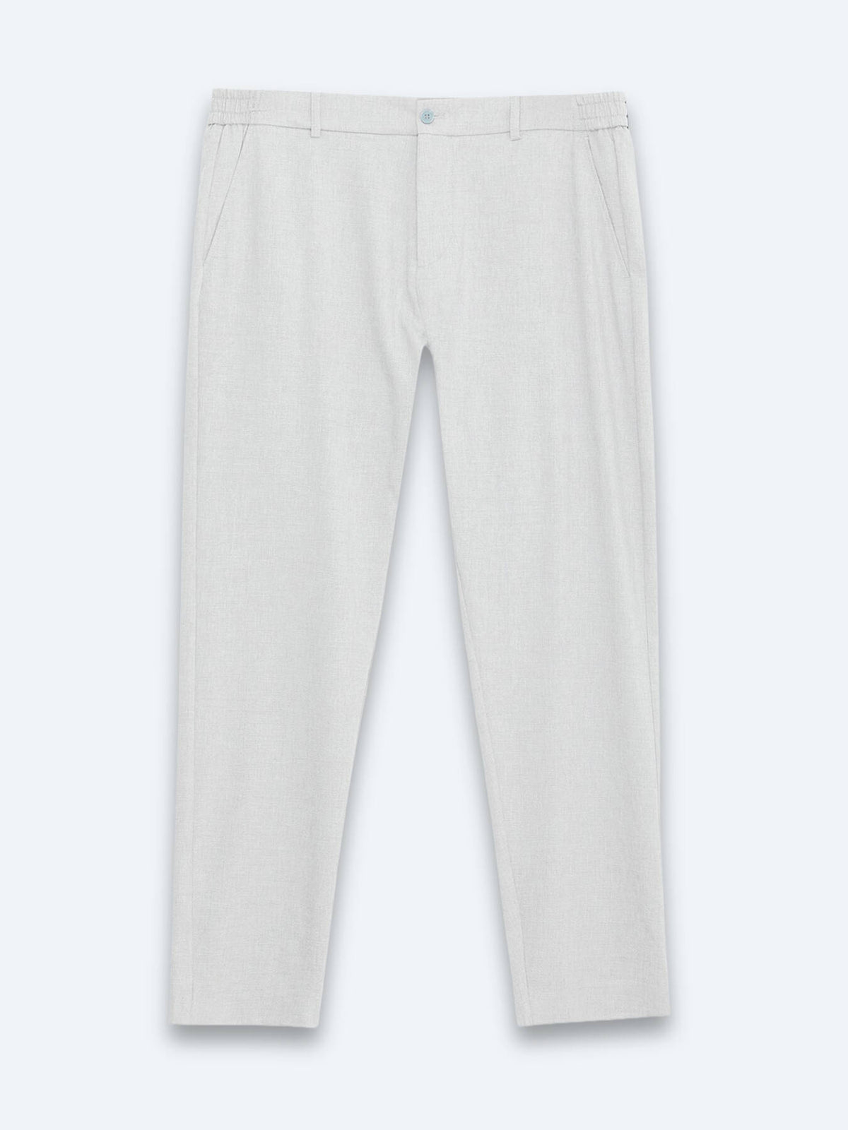 Grau Gewebte Jogginghose Casual Fit