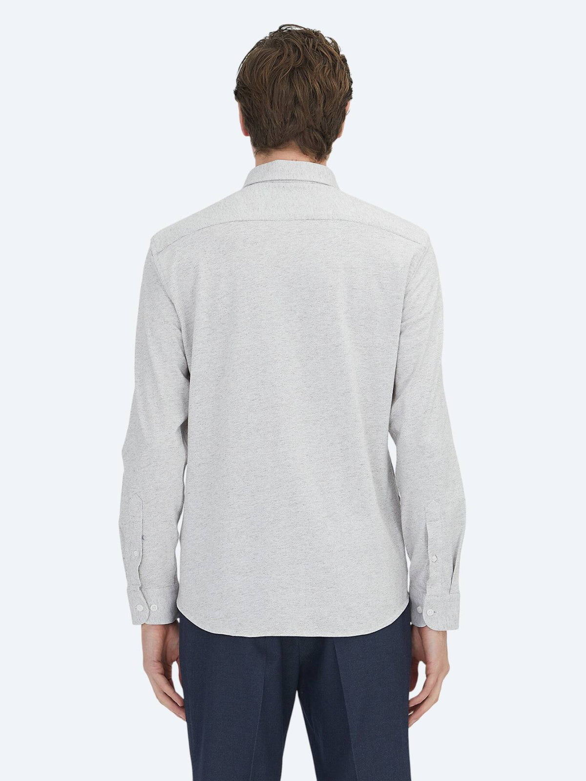 Gestreiftes Regular Fit Casual Hemd 100% Baumwolle