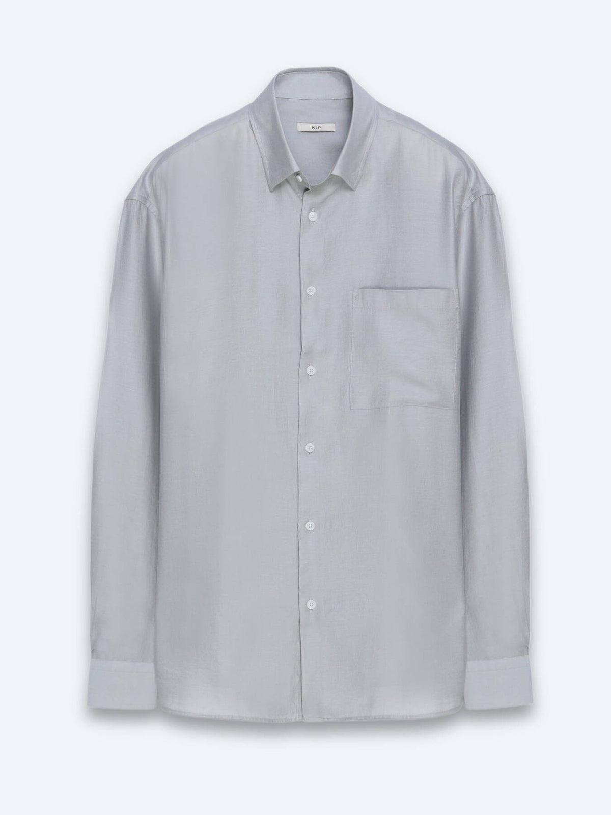 Graues Oversize Casual Hemd