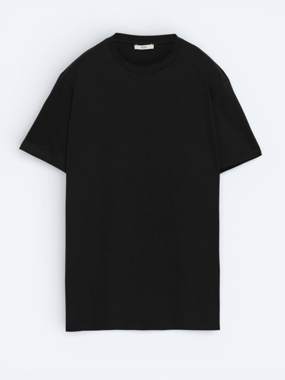 Schwarzes 5er-Pack einfarbige T-Shirts aus 100 % Baumwolle