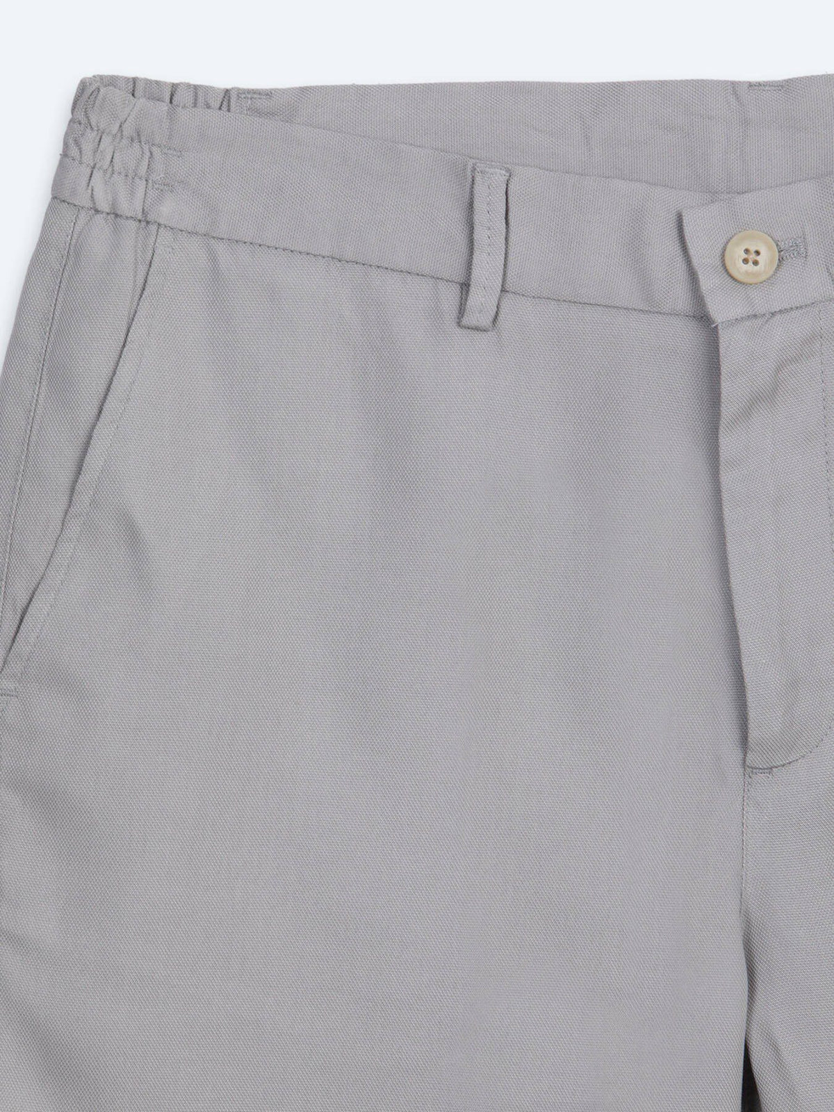 Grau Material Jogging Fit Casual Shorts
