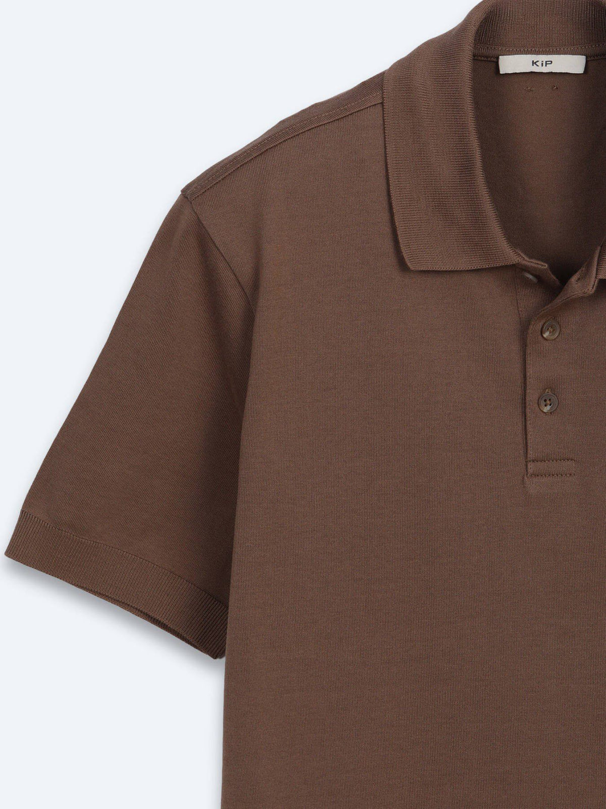 Braunes schlichtes 100% Baumwoll-T-Shirt