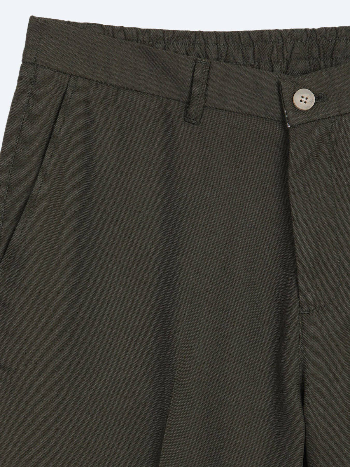 Khaki Velours Jogginghose Casual