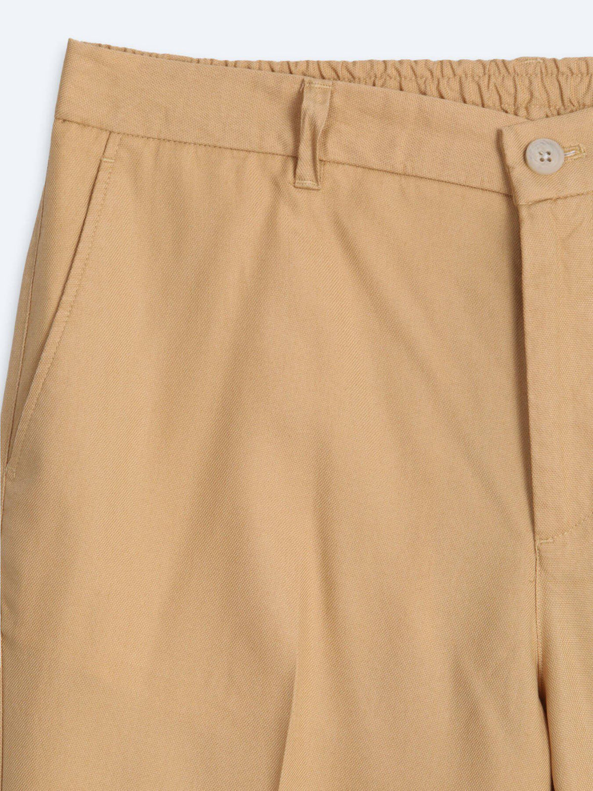 Gelbe Velours Jogginghose Casual