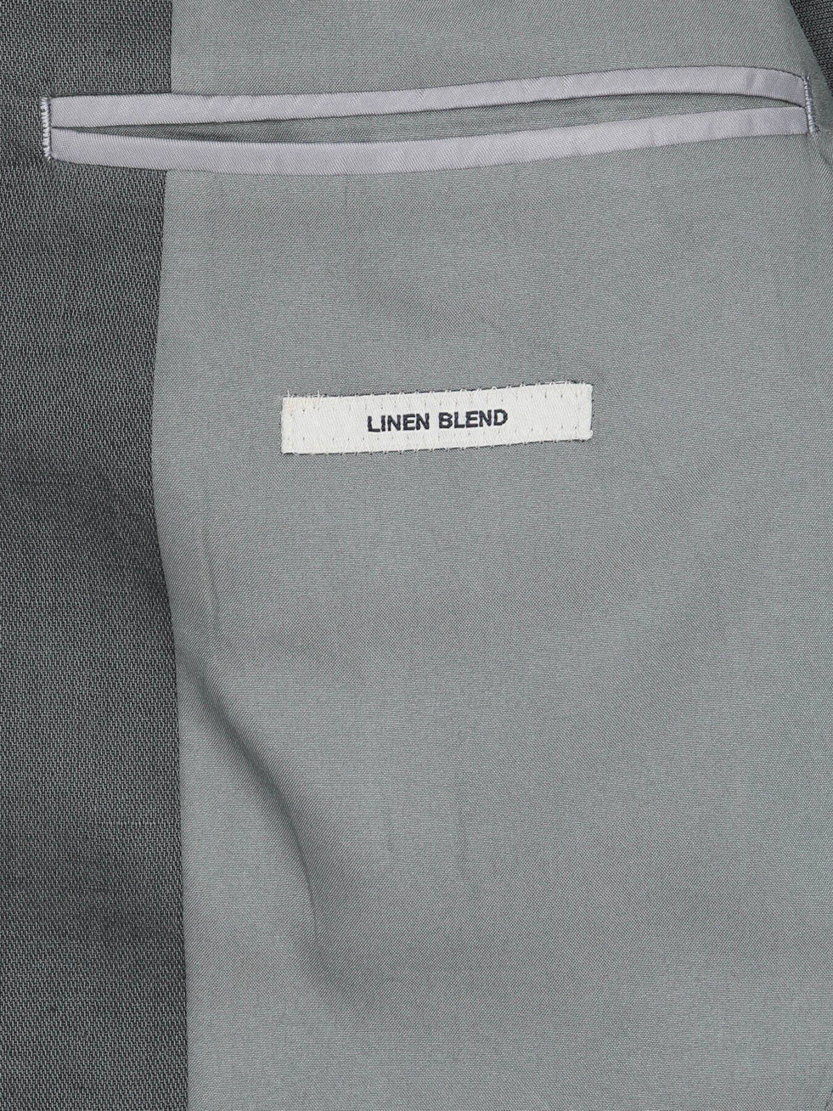 Petrolblaue moderne Leinenjacke