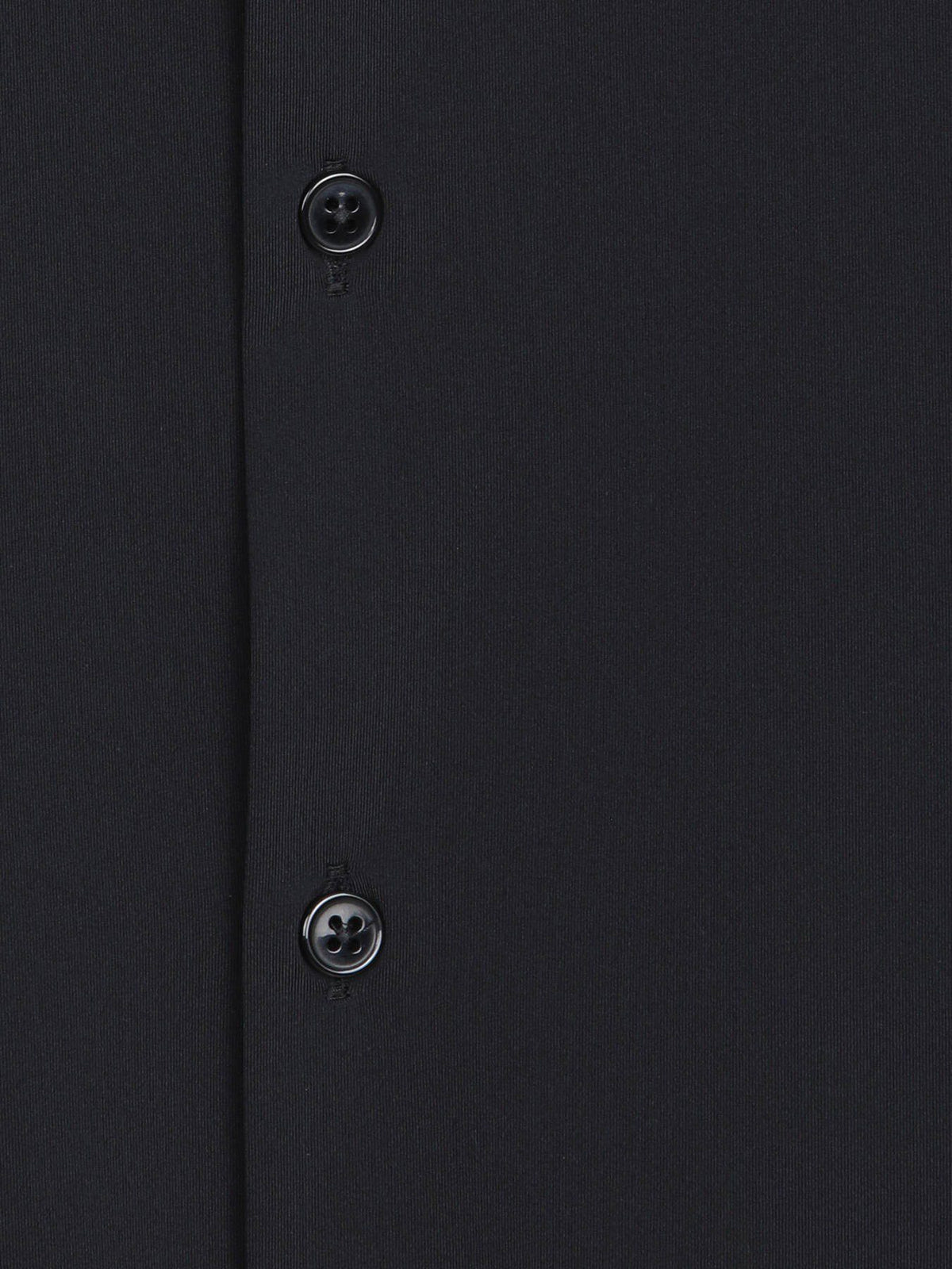 Schwarzes schlichtes Regular Fit Strickshirt