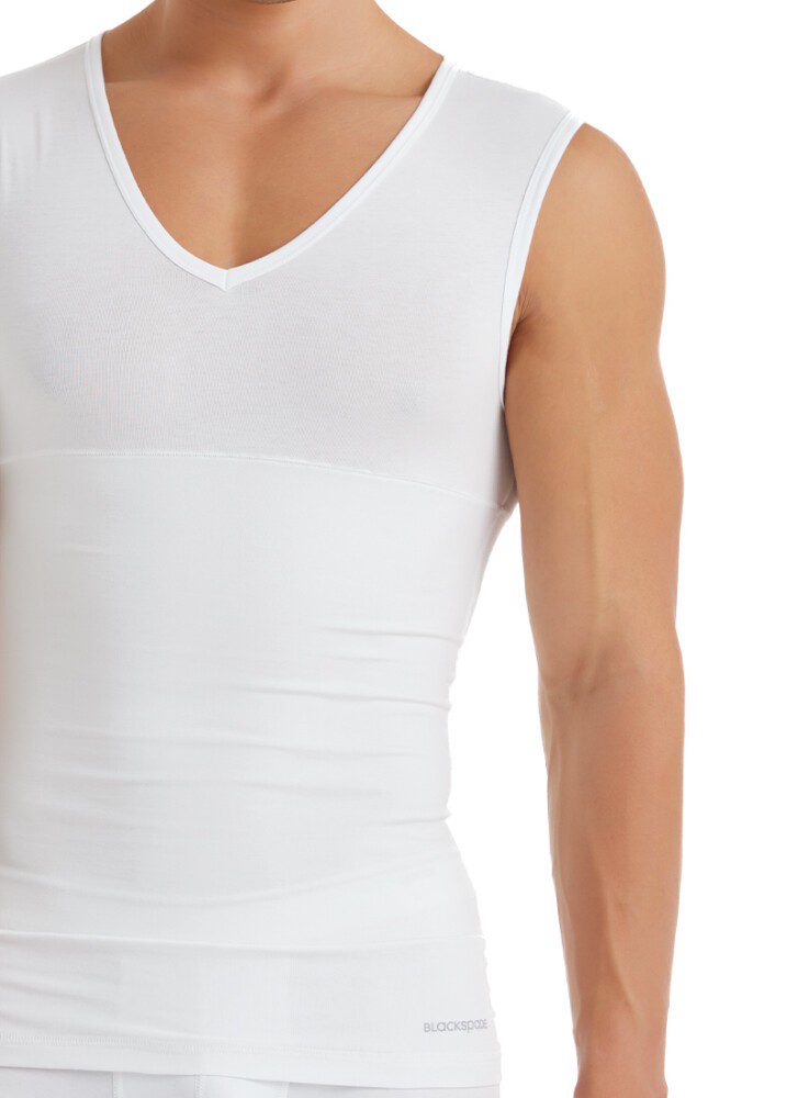 Herren Korsett Weste 9208 - Weiß