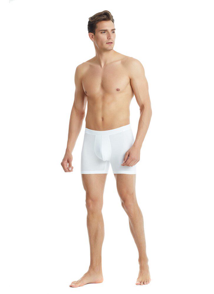 Herren Modal Elastan Boxershorts 9313 - Weiß