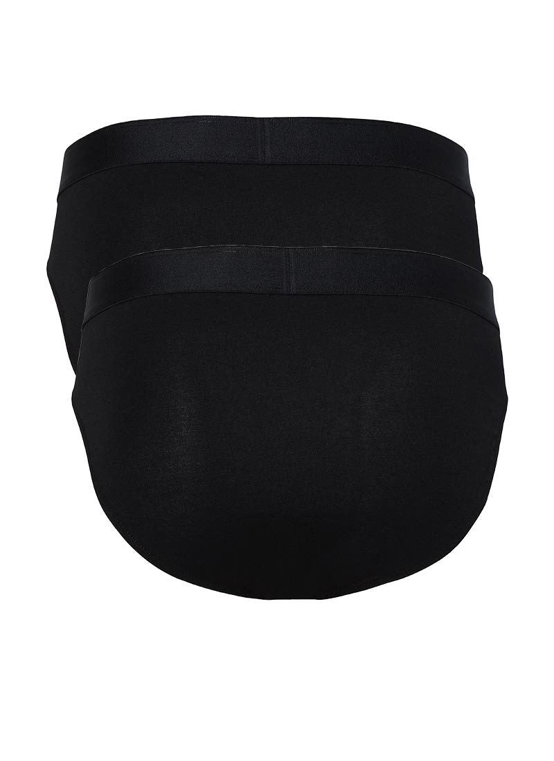 Herren Slips 2er-Pack Mood 9322 - Schwarz