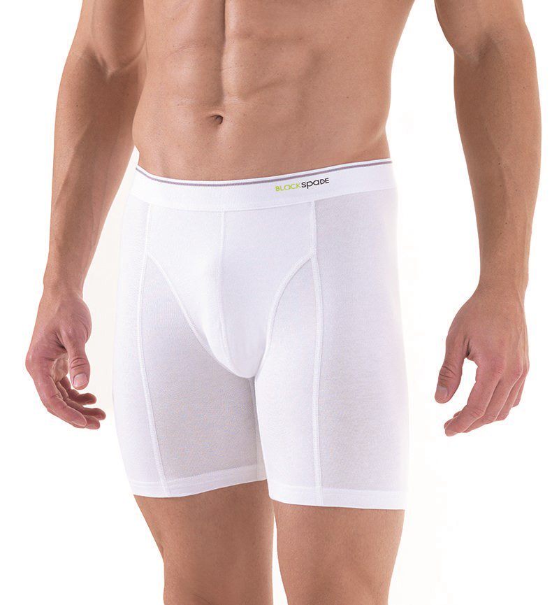 Herren Boxer 3er-Pack Weiche Baumwolle Weiß