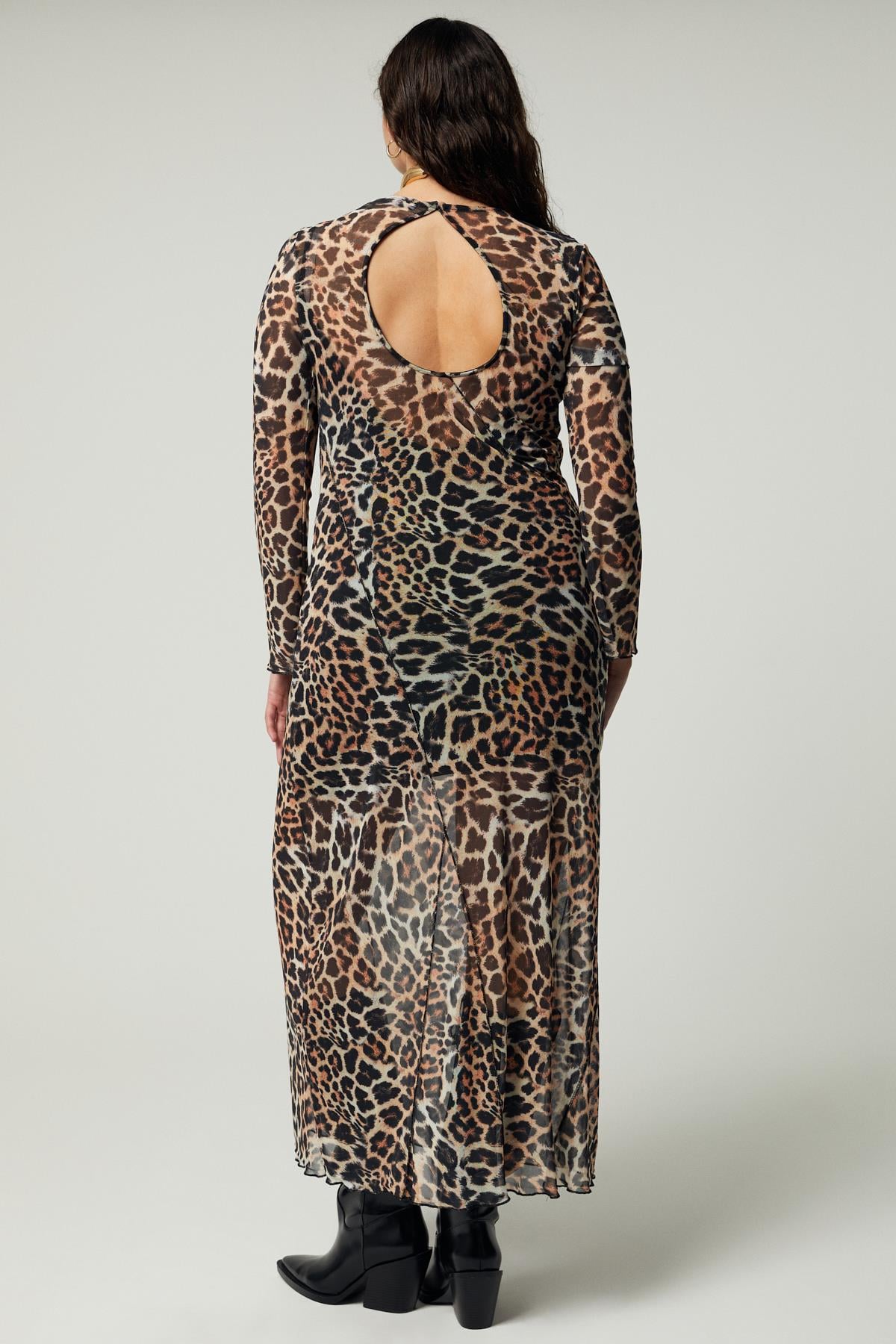 ARIABB Damen Plus Size Tüllkleid