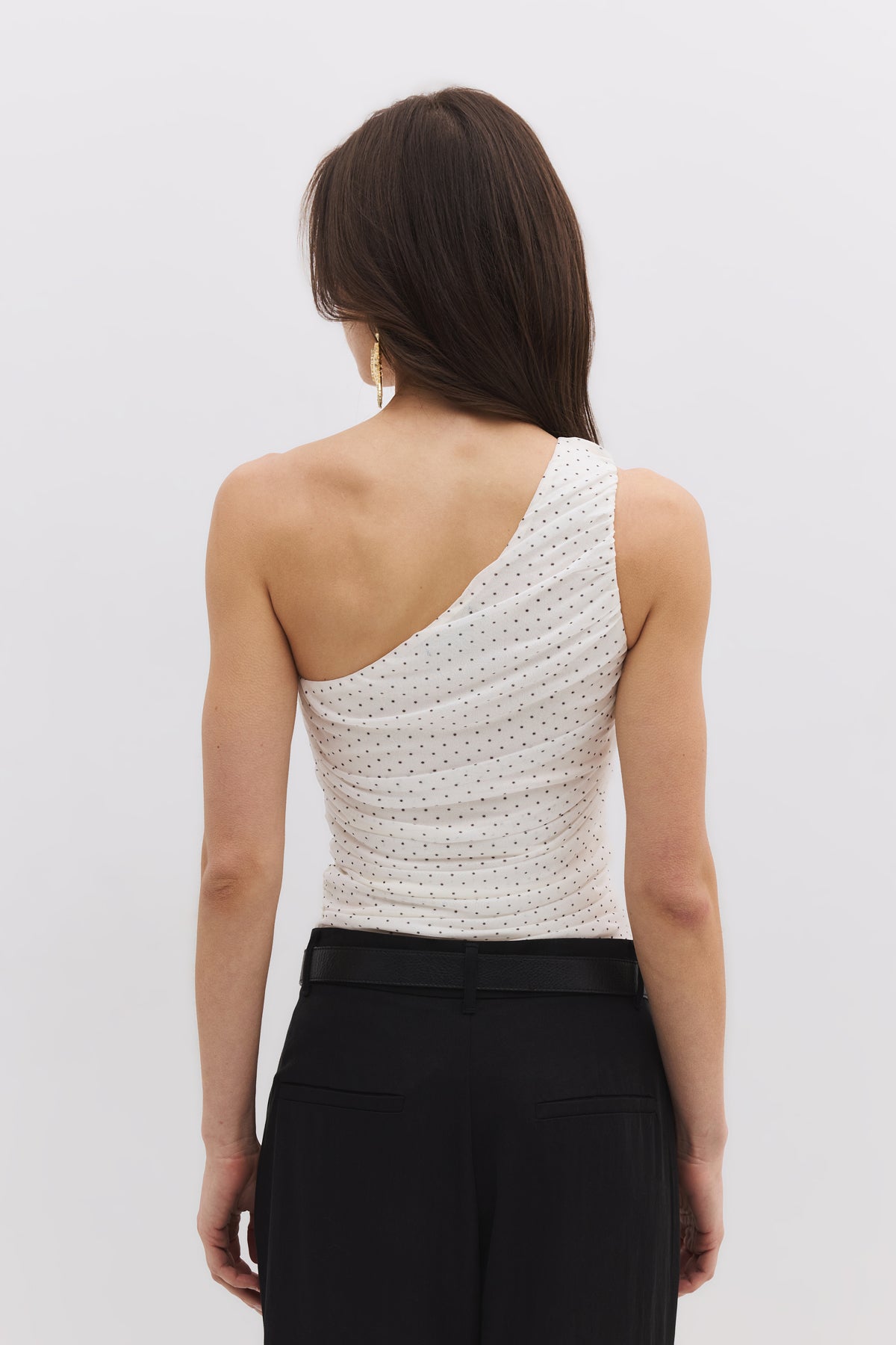 Asymmetrischer Body mit Druckknöpfen