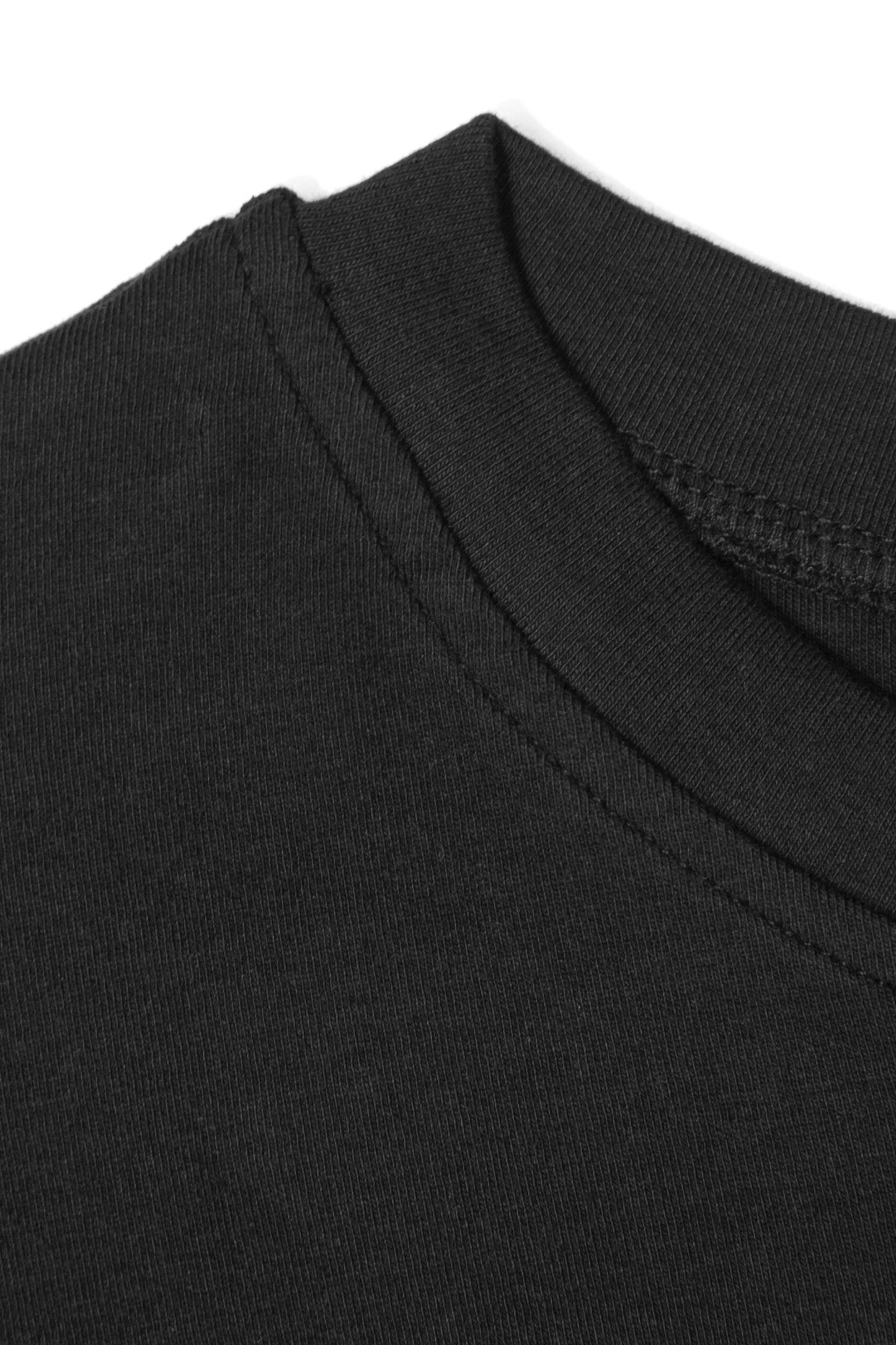Asymmetrisches Kurzarm-Baumwollshirt
