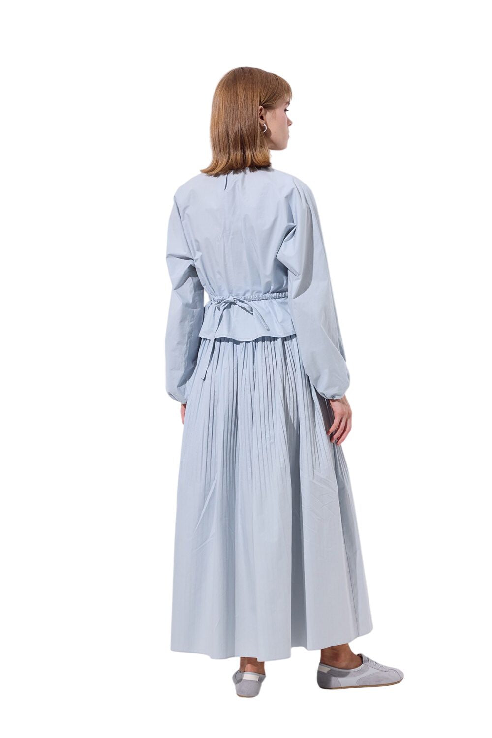 Kurze Bluse mit Bindedetail, schwarz