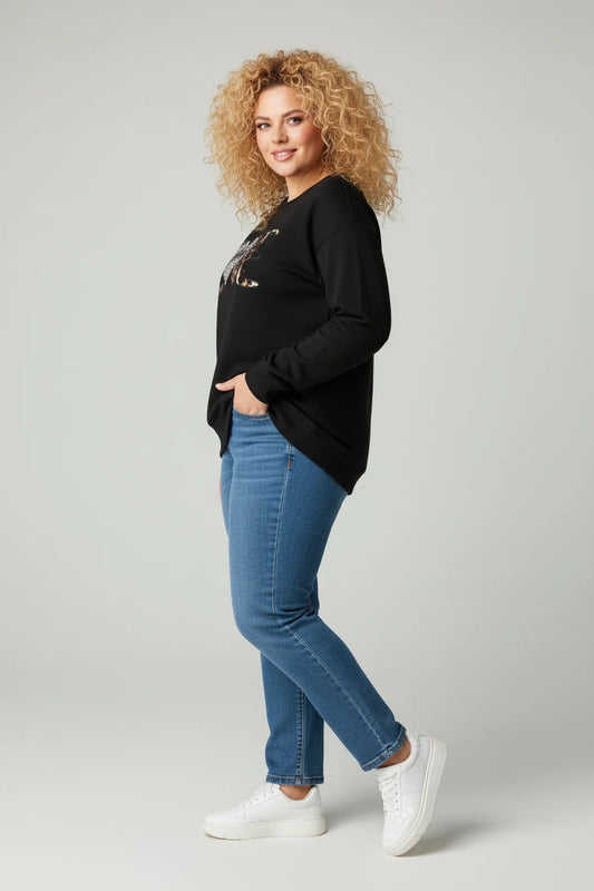 Bedrucktes Sweatshirt