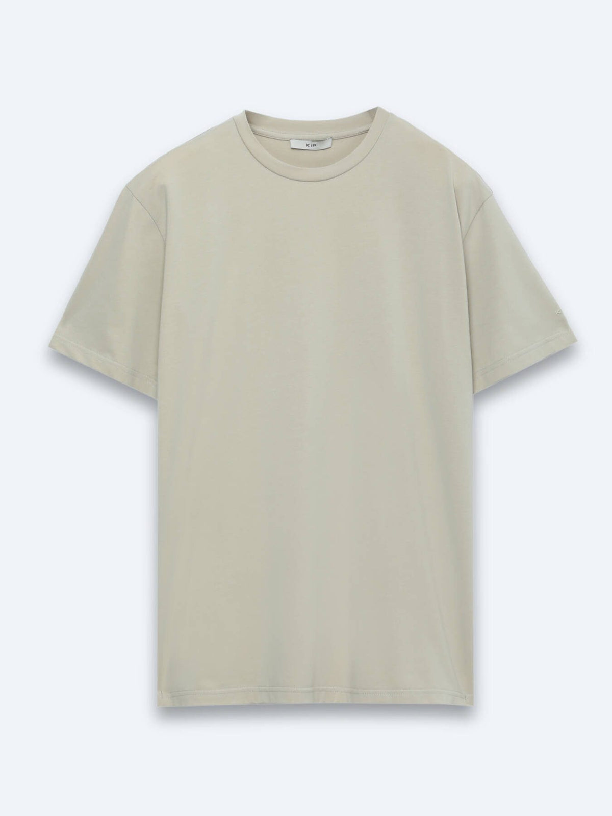 Beiges Baumwoll T-Shirt