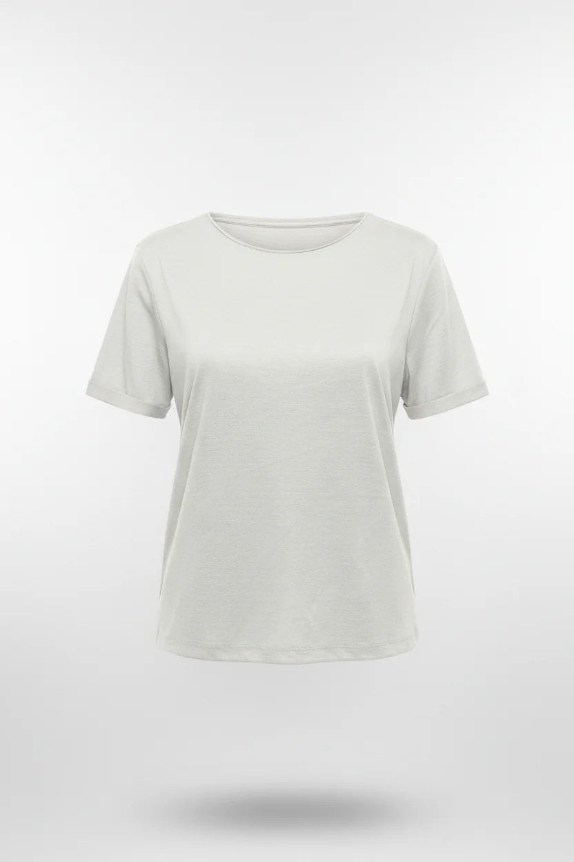 Crew-Neck Basic Kurzarm T-Shirt