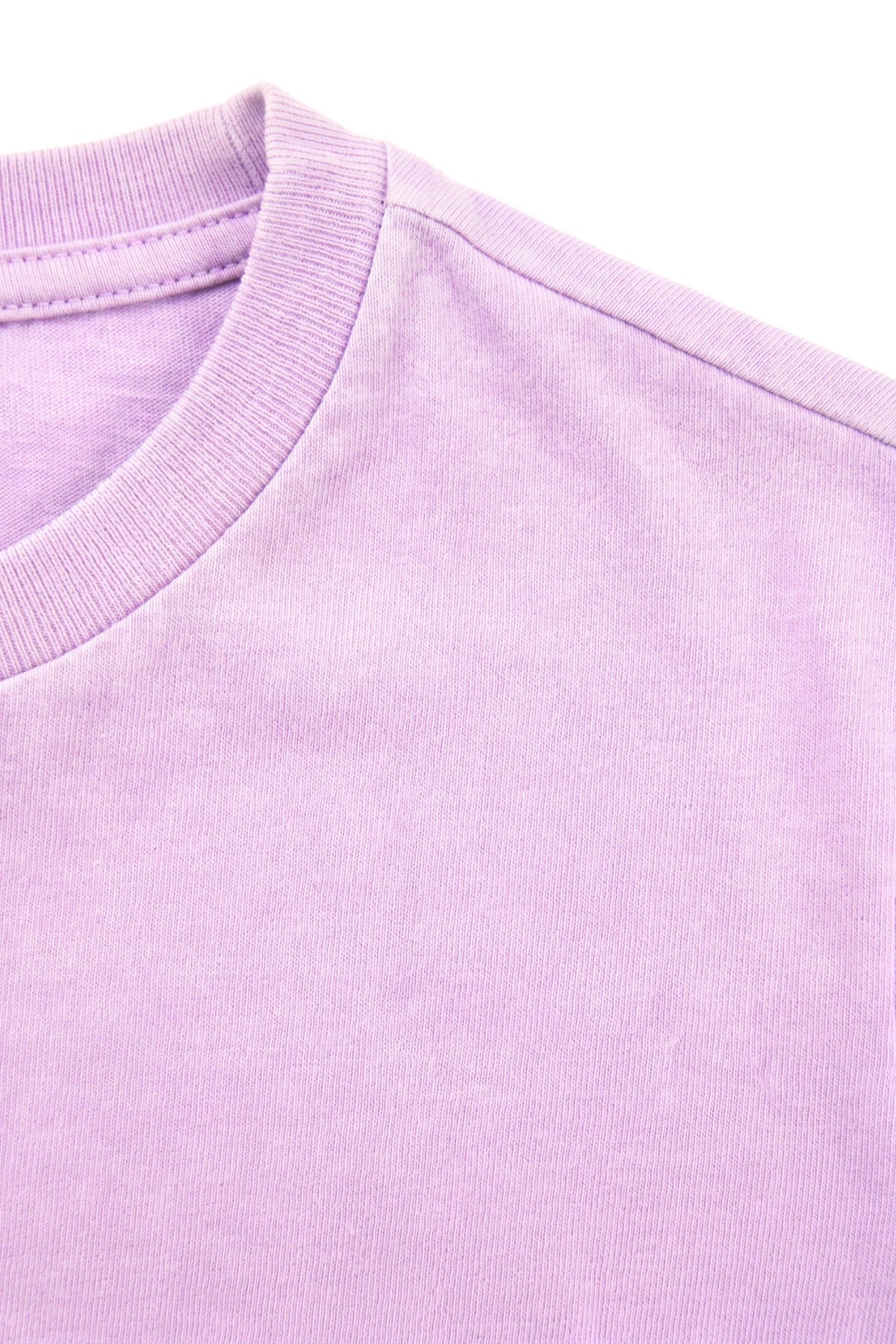 Baumwoll Basic Rundhals T-Shirt