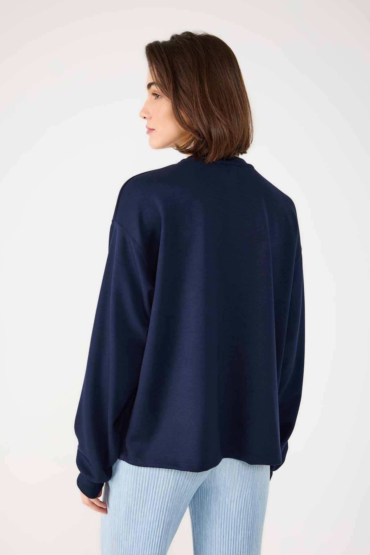 Sweatshirt mit Rundhalsausschnitt