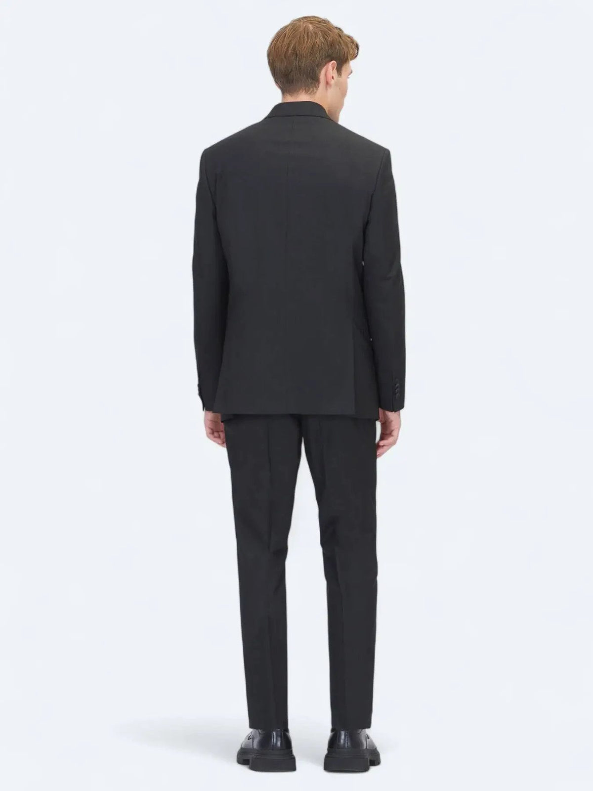 Schwarzer Micro Modern Fit Anzug