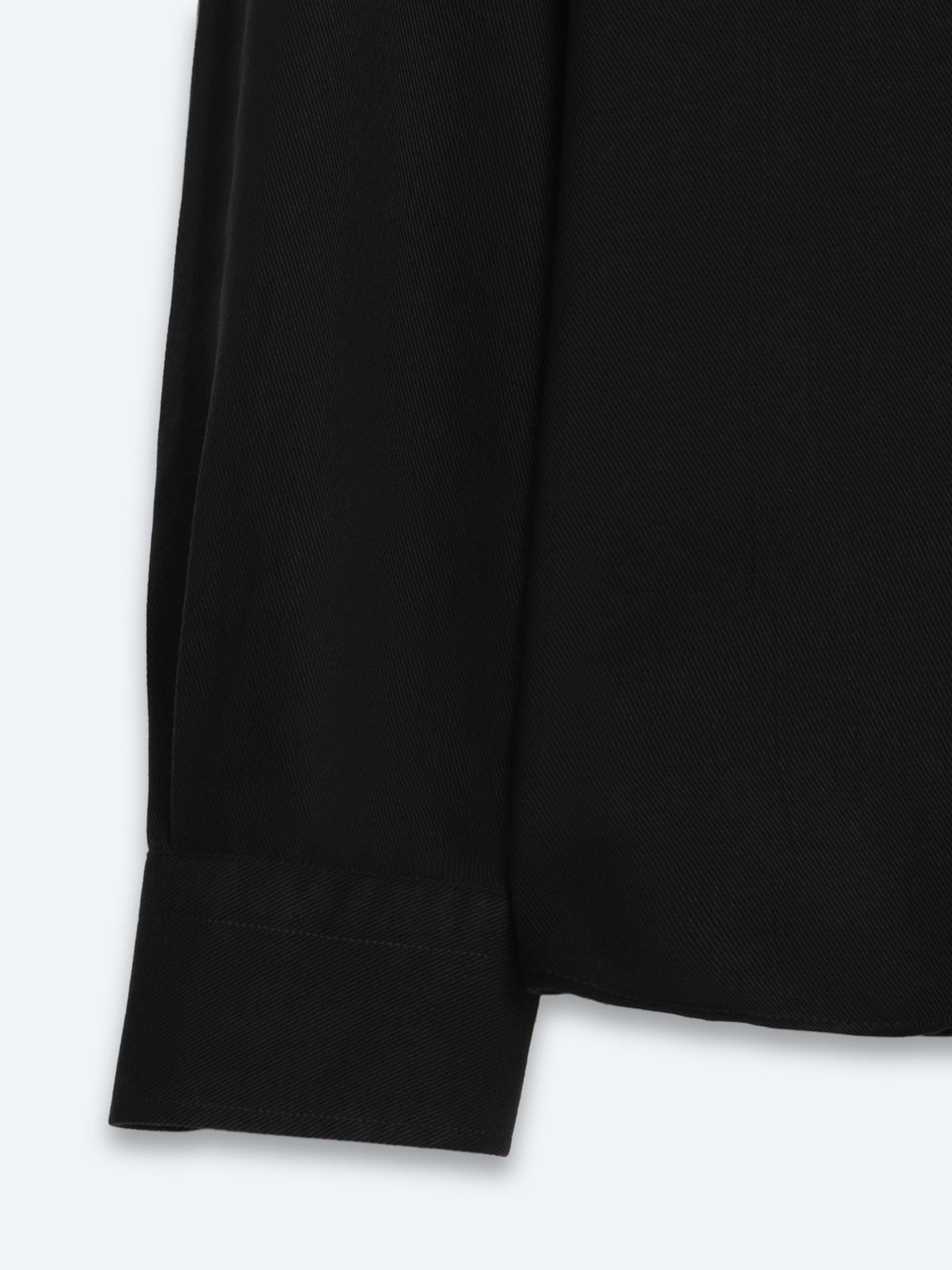 Schwarzes Regular Fit Casual Hemd