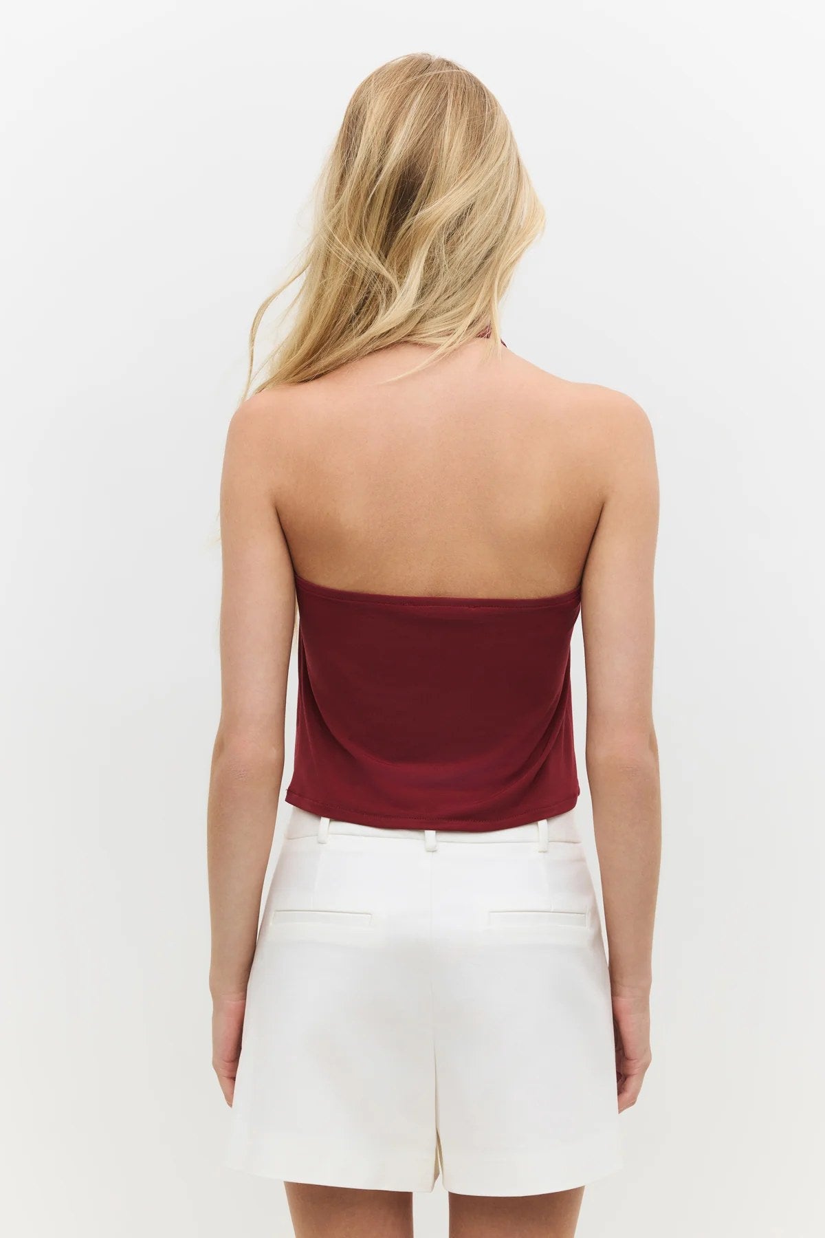 Neckholder-Bluse