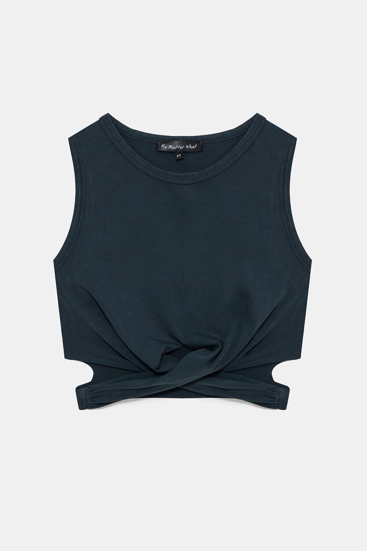 Crop-Bluse mit Raffdetails