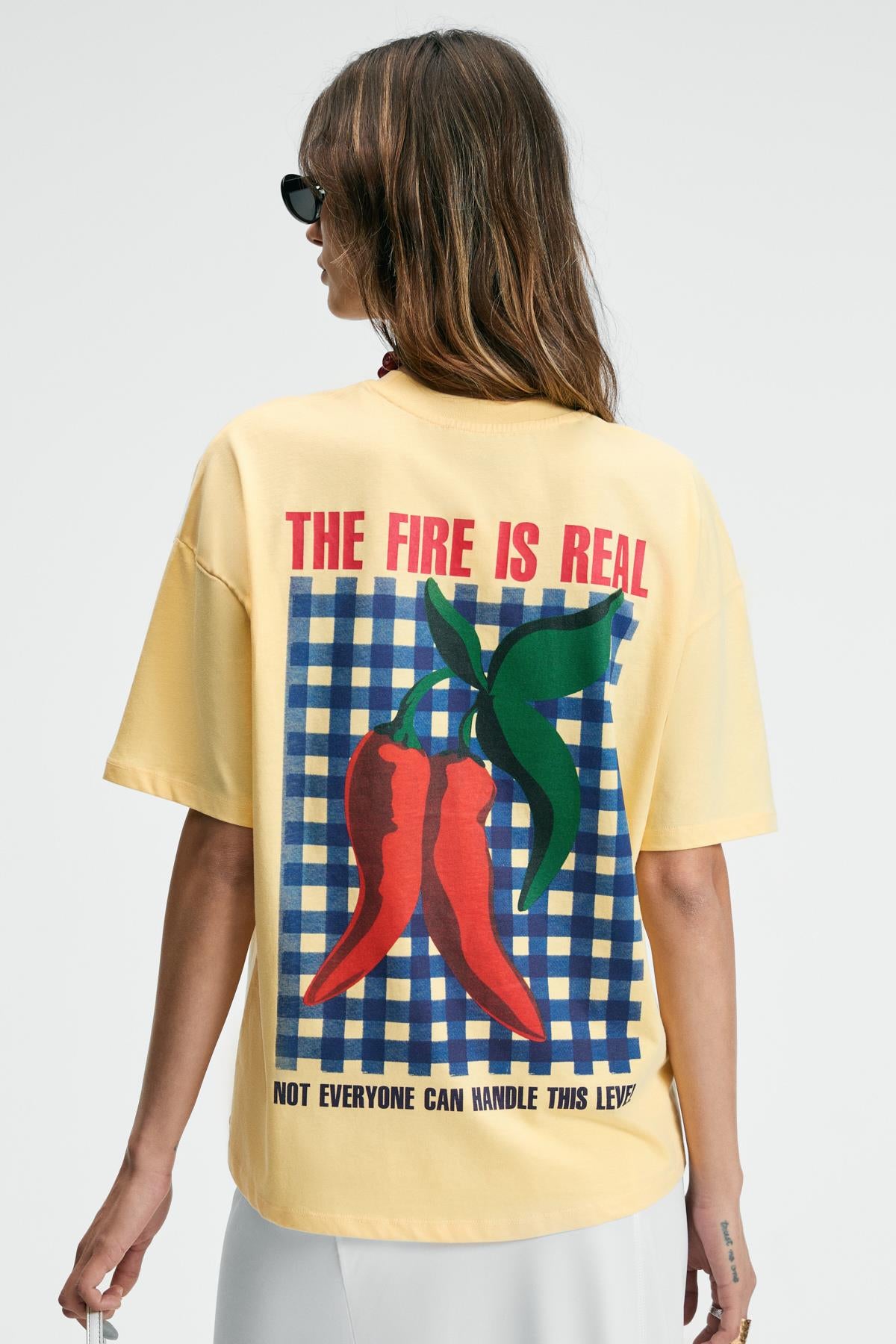 CASSIANE Bedrucktes Regular T-Shirt