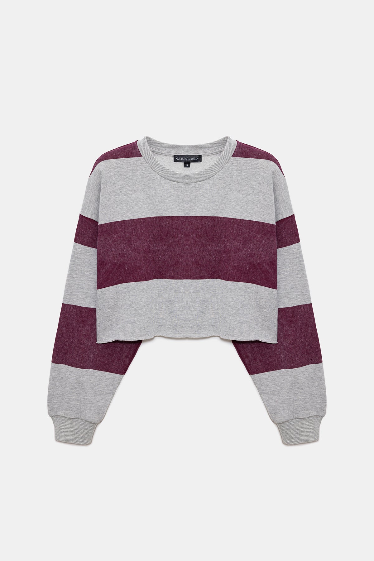 Gestreiftes Crop-Sweatshirt
